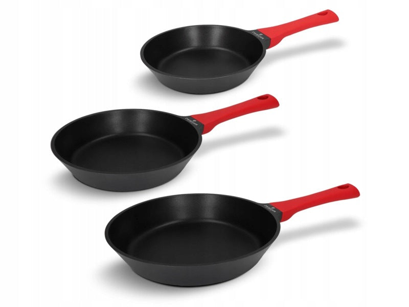 SET OF 3 PANS ZWIEGER OBSIDIAN 20CM, 24CM, 28CM