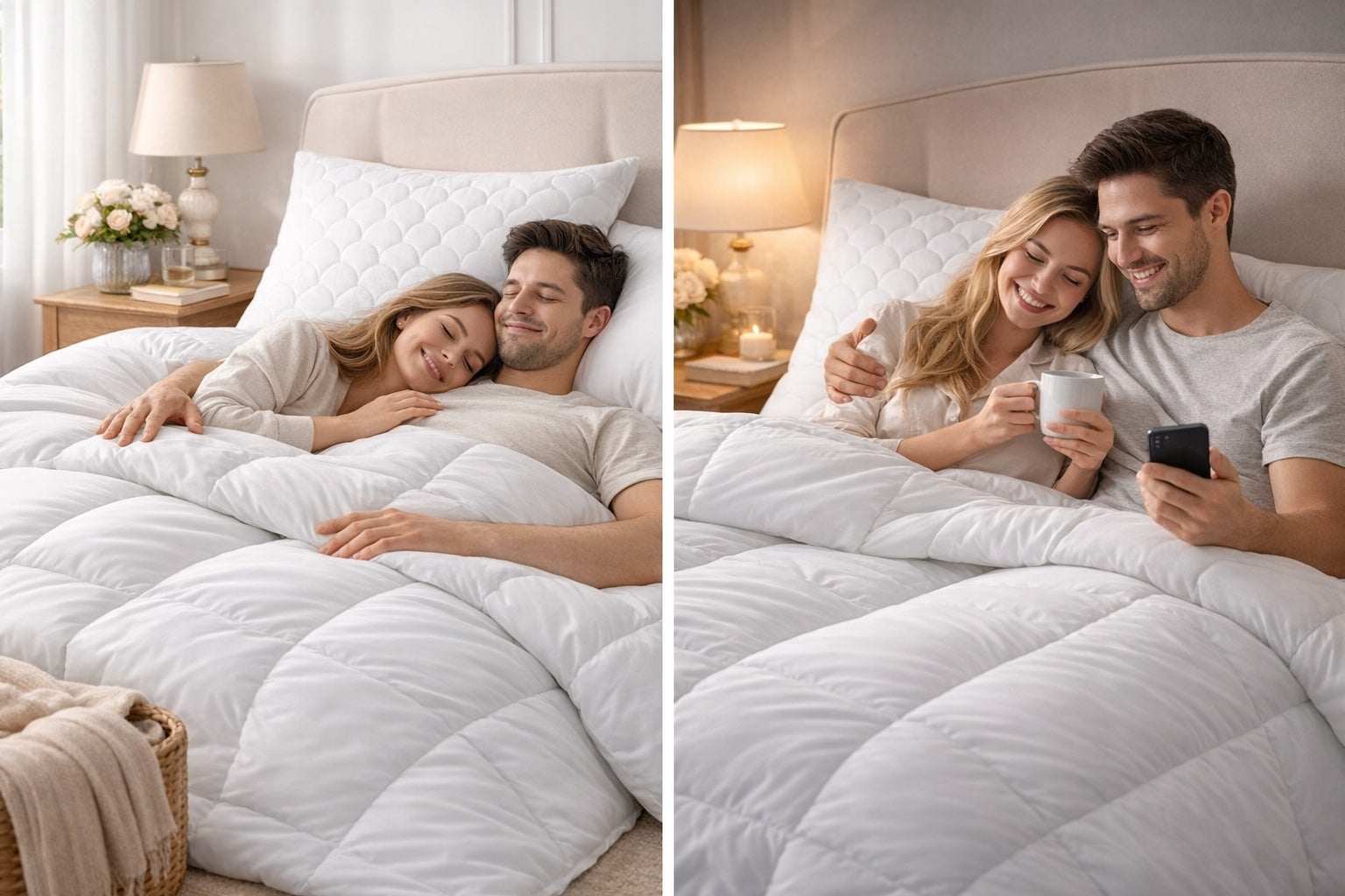 SET OF 3in1 All-season quilt 220x200 2x pillow 70x80 Premium | EN PRODUCT Medical device no