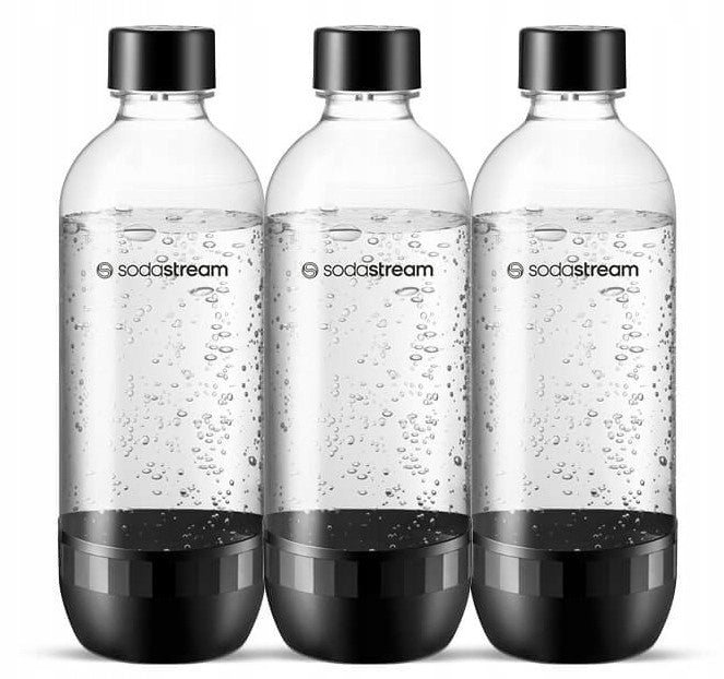 SET OF 3x BOTTLES SodaStream Classic Fuse 3x 1L FOR WATER | FOR DISHWASHER