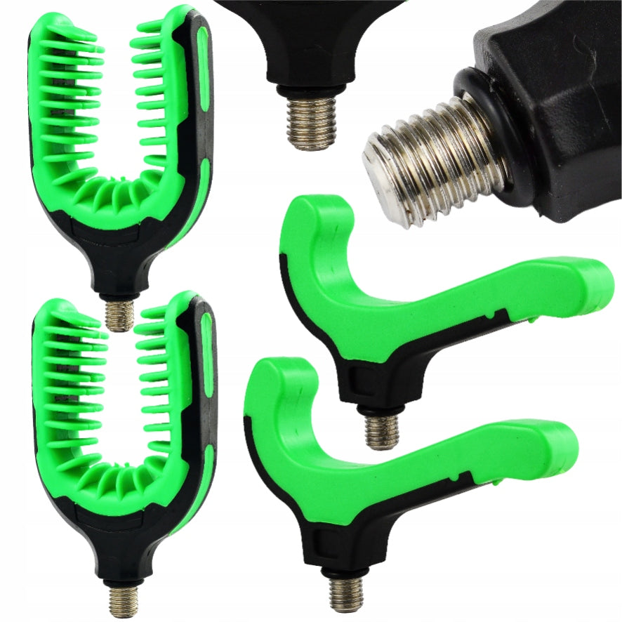 SET OF 4x FORKS FRONT BACK GRIPPER ROD REST METHOD FEDER FEEDER