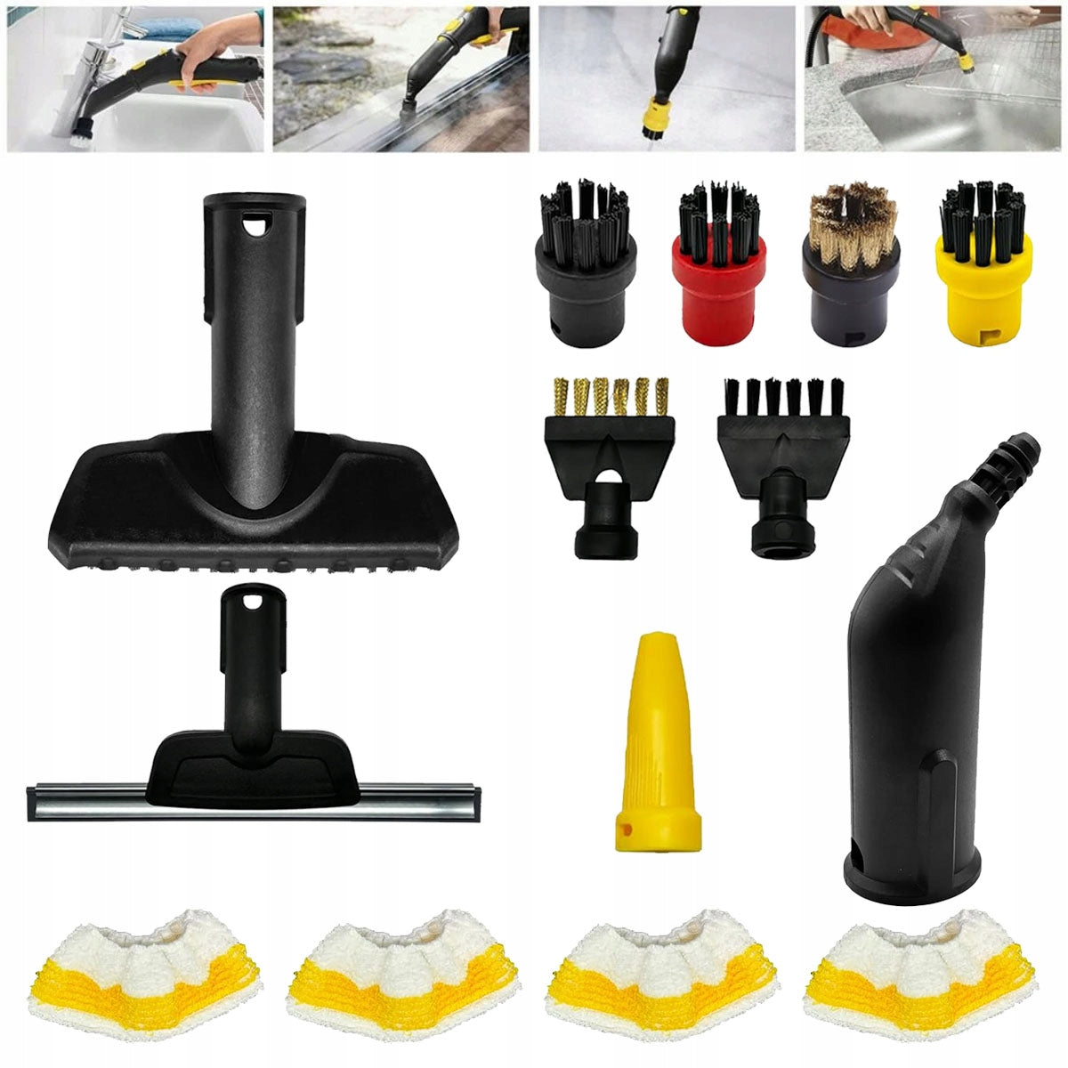 SET OF ACCESSORIES 10 PCS FOR EVAPORATORS EVAPORATOR KARCHER SC1 SC2 SC3 SC4 SC5