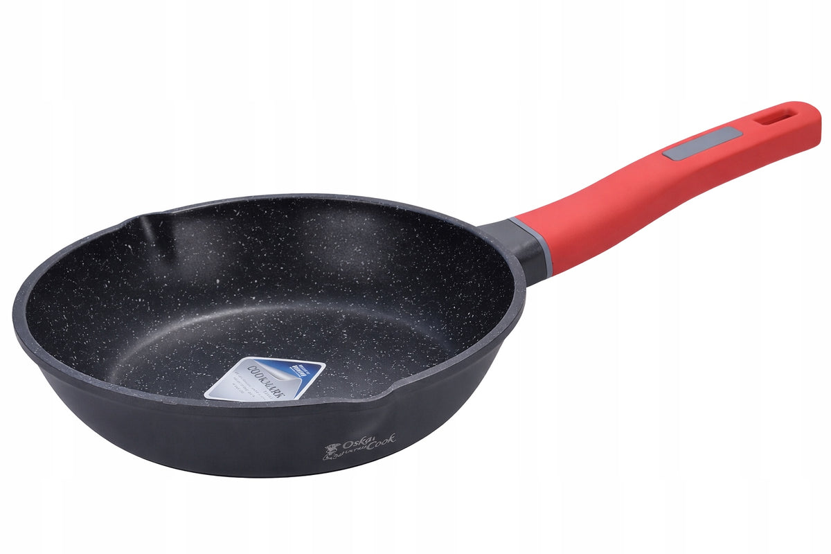 SET OF ALUMINUM PANS 2pcs with MARBLED coating 24/28 cm Packaging status original
