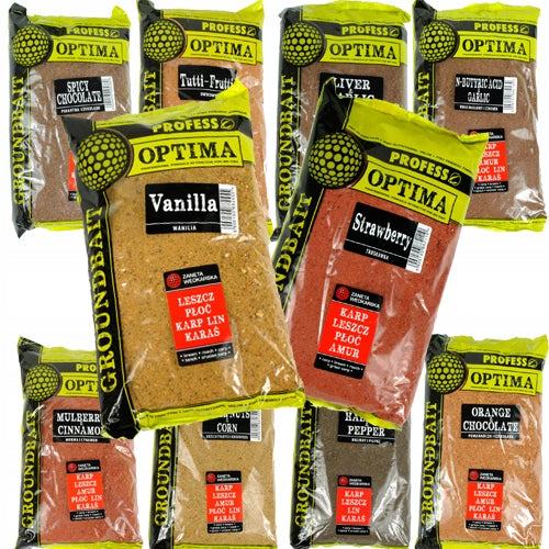 SET OF BAITS PROFESS OPTIMA 10kg 10x1kg MIX OF FLAVORS