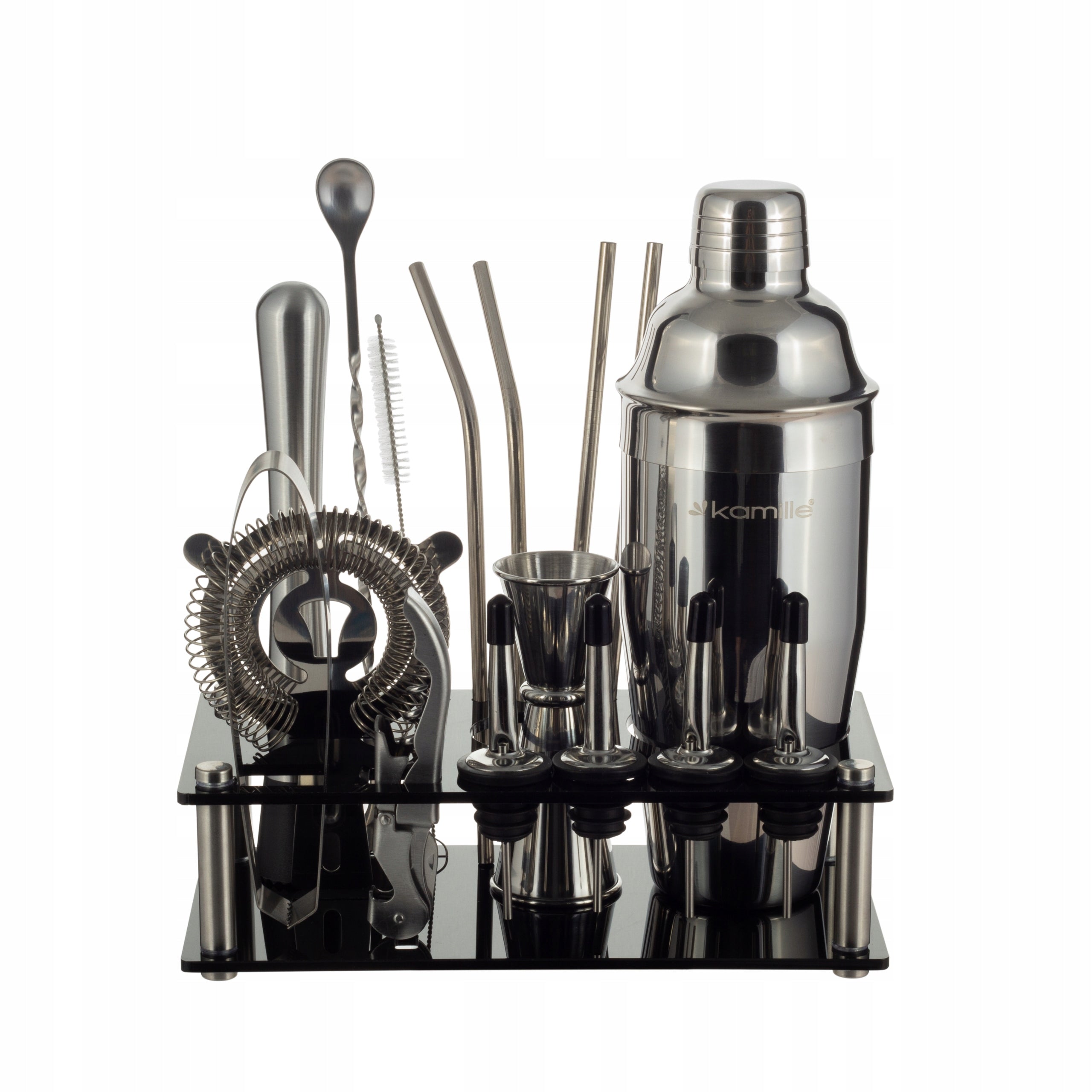SET OF BARTENDING SHAKER FOR COCKTAIL DRINKS KAMILLE EAN (GTIN) 5904734062042