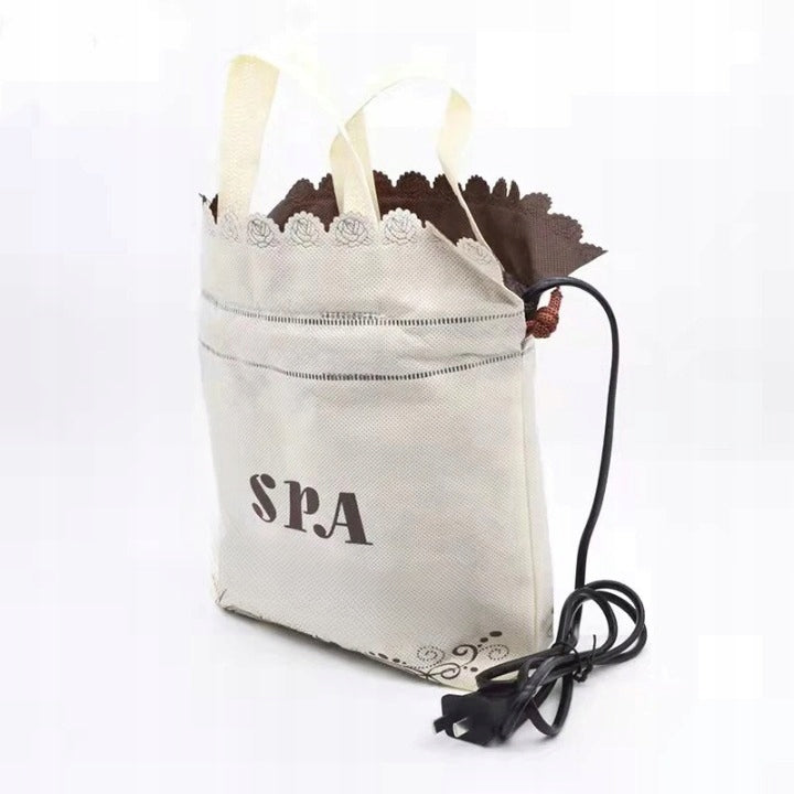 SET OF BASALT STONES, HOT STONES, HEATING BAG, MASSAGE Packaging status original