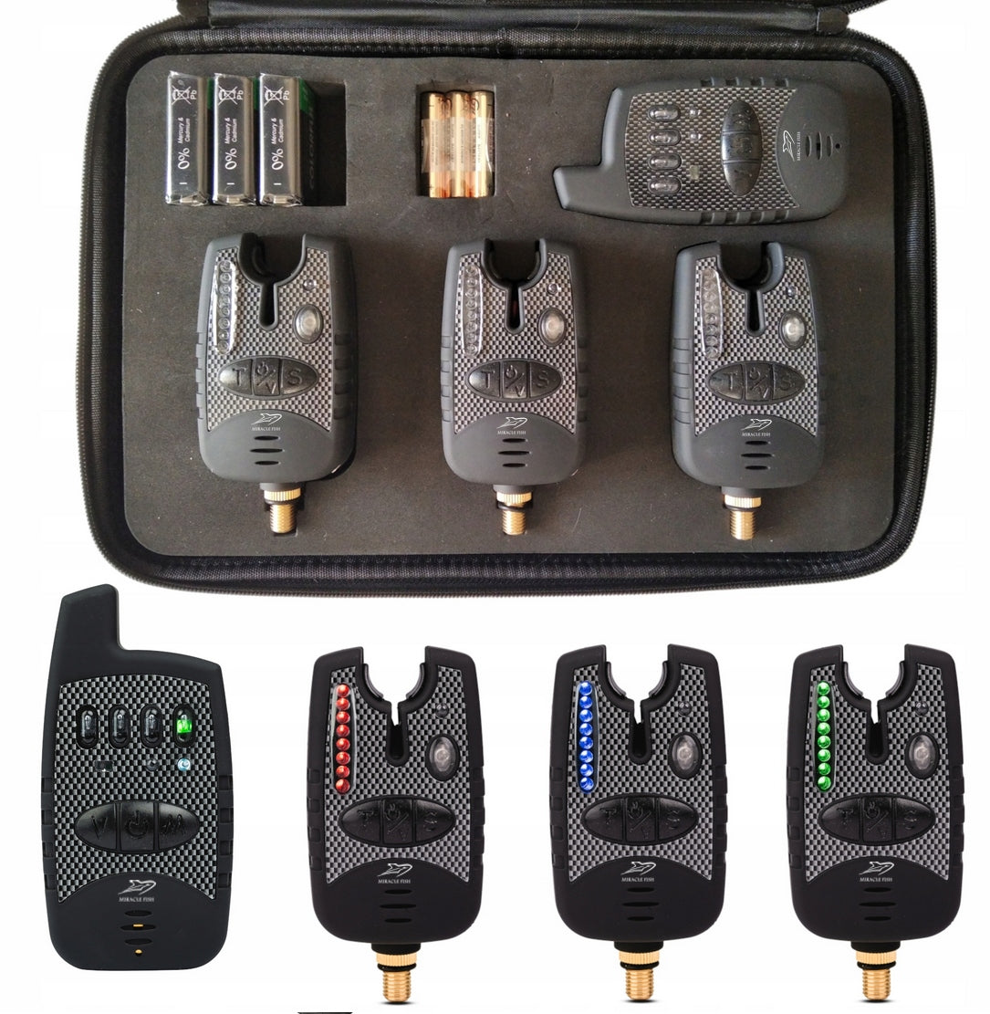 SET OF BEACONS WITH CONTROL PANEL 3+1 LED LINE MIRACLE FISH