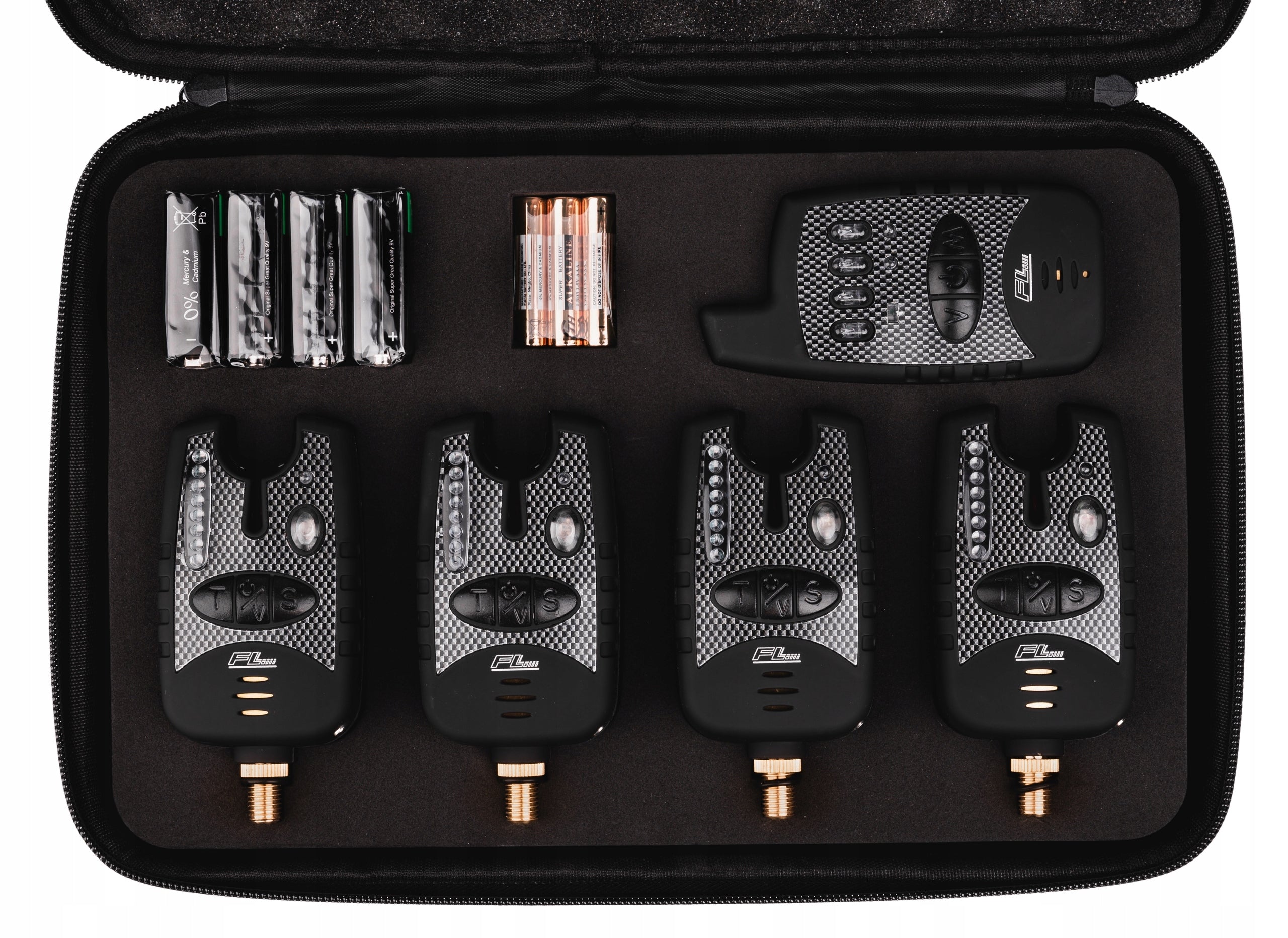 SET OF BEACONS WITH CONTROL PANEL 4+1 LED LINE FL Packaging status original