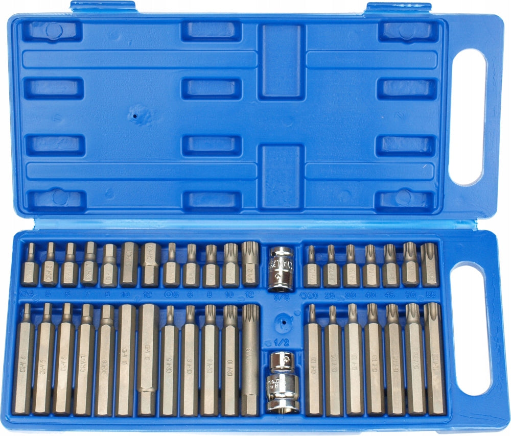 SET OF BITS ALLEN - TORX - SPLINE - KEYS 40 EL.