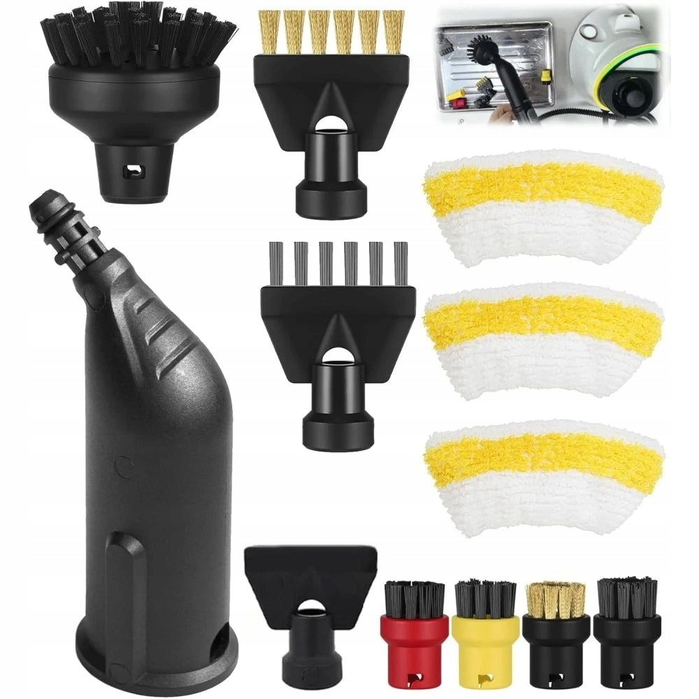 SET OF BRUSH PADS FOR KARCHER EASYFIX SC1 SC2 SC3 SC4 SC5 MICROFIBER