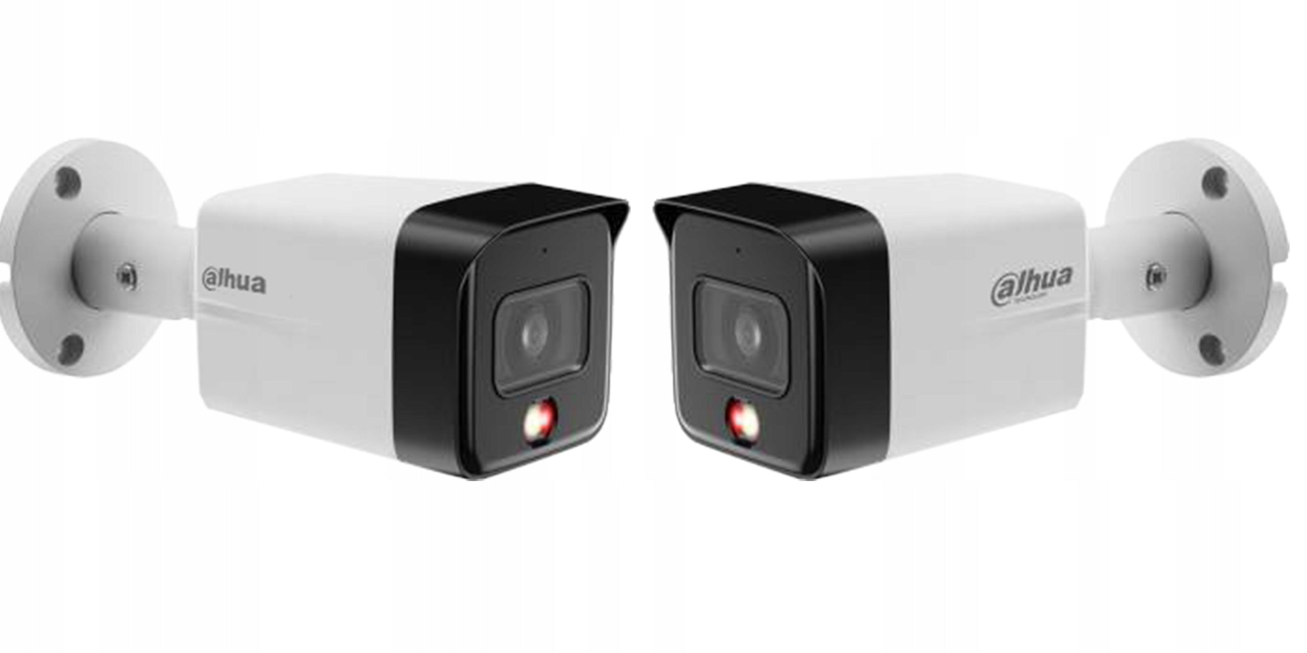 SET OF CAMERAS FOR MONITORING 8 POE IP CAMERAS 6Mpx TUBE DUAL LED DAHUA 1TB Packaging status original