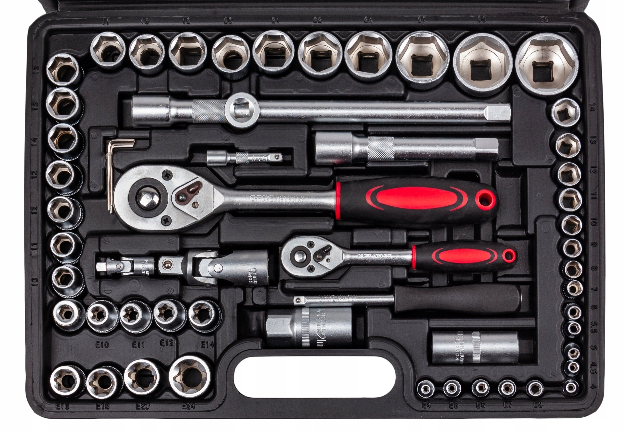 SET OF CAR SOCKET WRENCHES 94 ELEMENTS Manufacturer code ZESTAW NARZĘDZIOWY NARZEDZIOWY