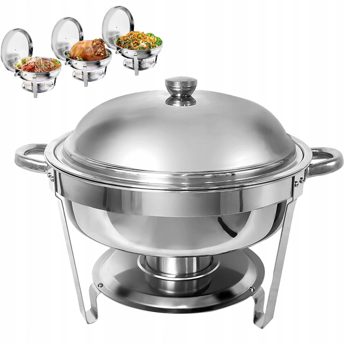 SET OF CATERING HEATER 6 L stainless steel