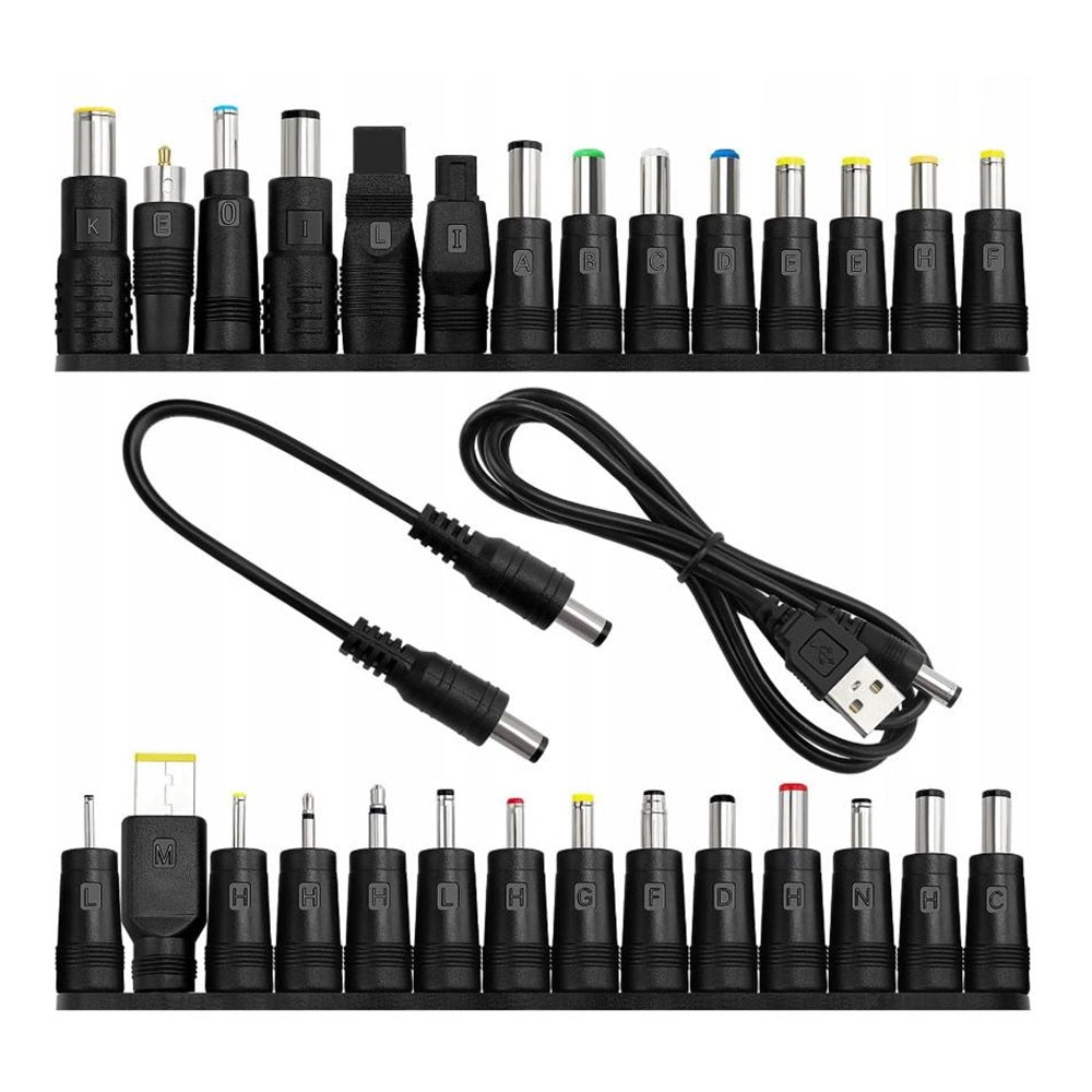 SET OF CONNECTORS DC 28IN1 ADAPTER FOR LAPTOP POWER SUPPLY Packaging status original