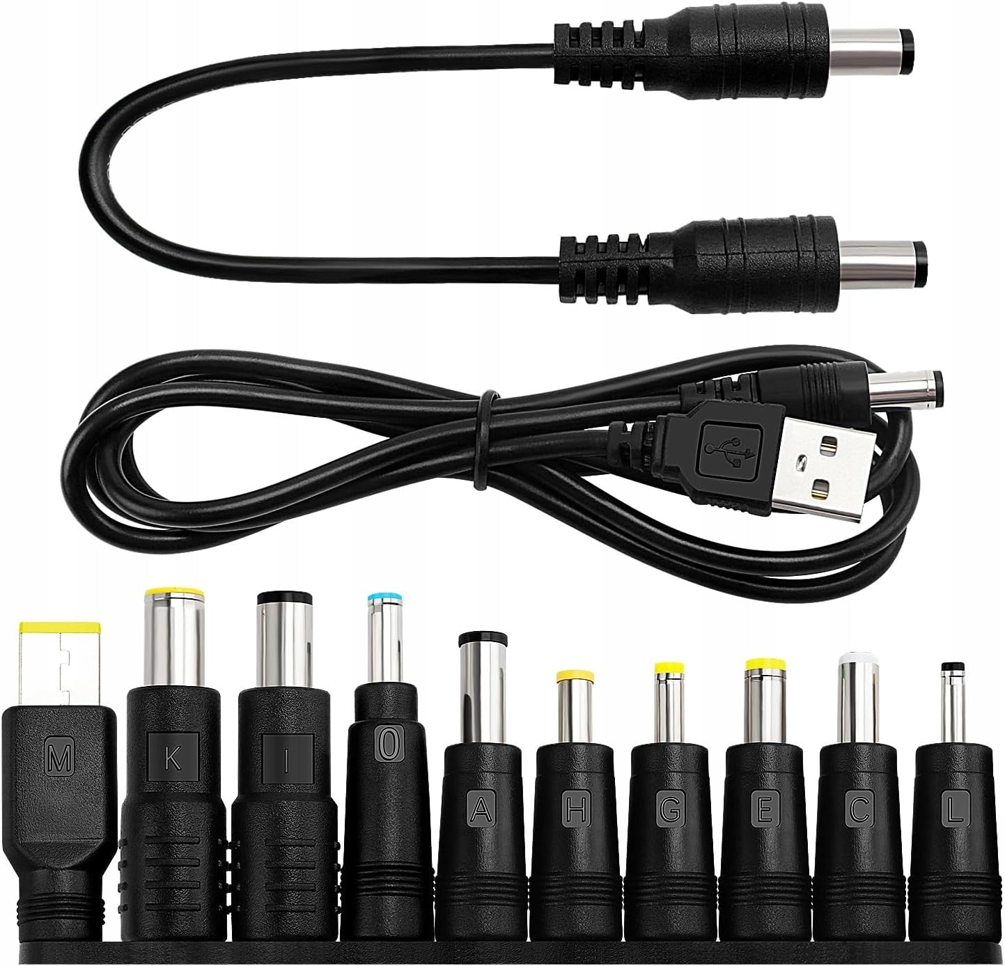 SET OF CONNECTORS DC 28IN1 ADAPTER FOR LAPTOP POWER SUPPLY