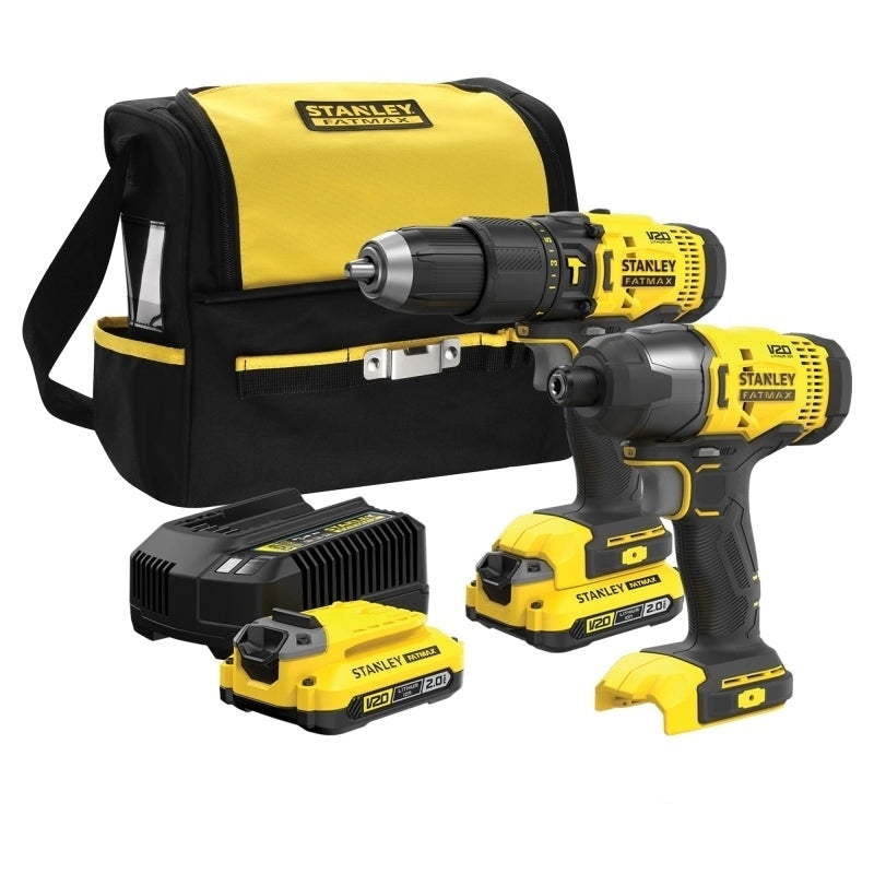 SET OF DRILL/DRIVER IMPACT DRIVER 2X2,0 AH V20 FATMAX STANLEY