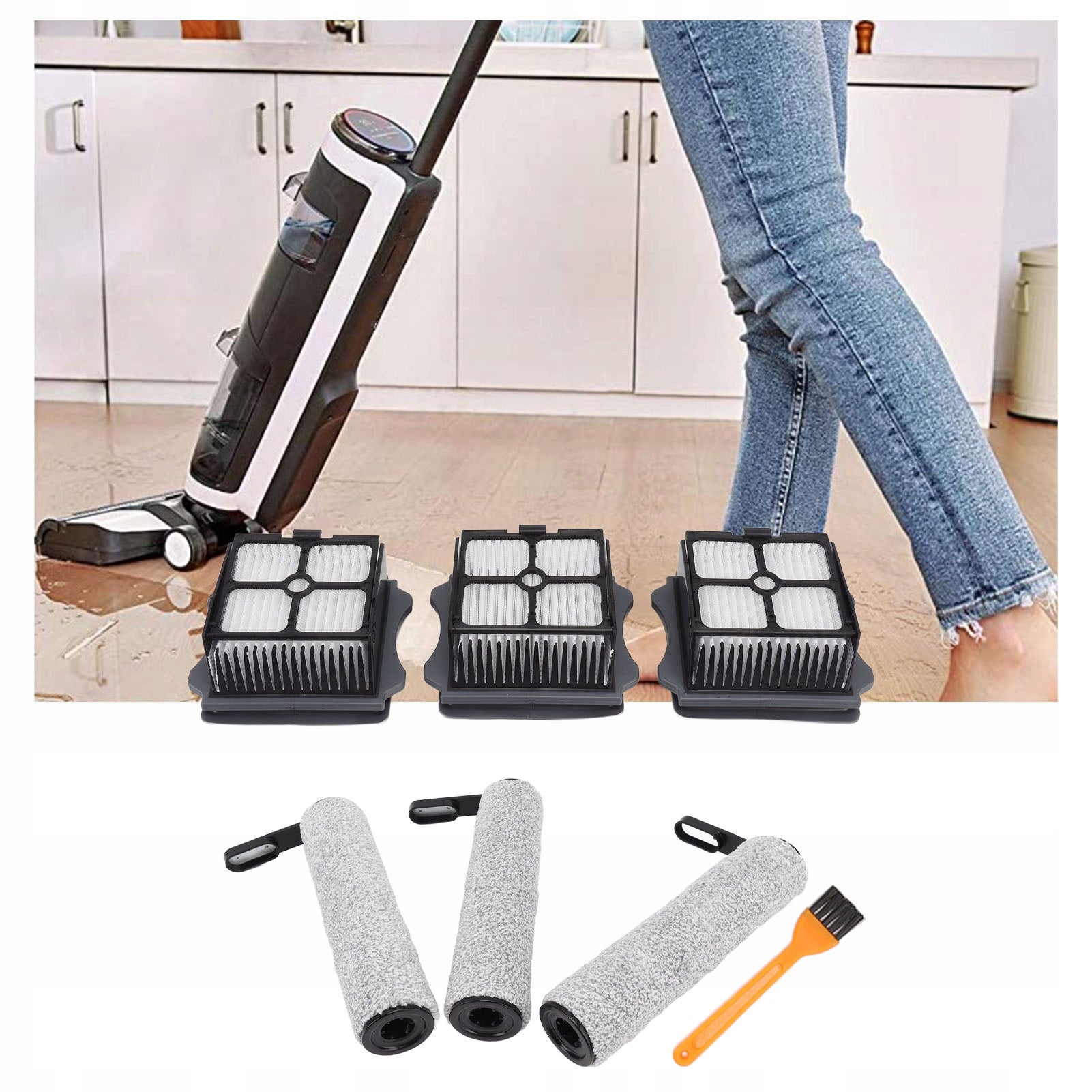 SET OF FILTERS AND BRUSHES FOR TINECO S5 ROLLER BRUSH VACUUM CLEANER Manufacturer no brand
