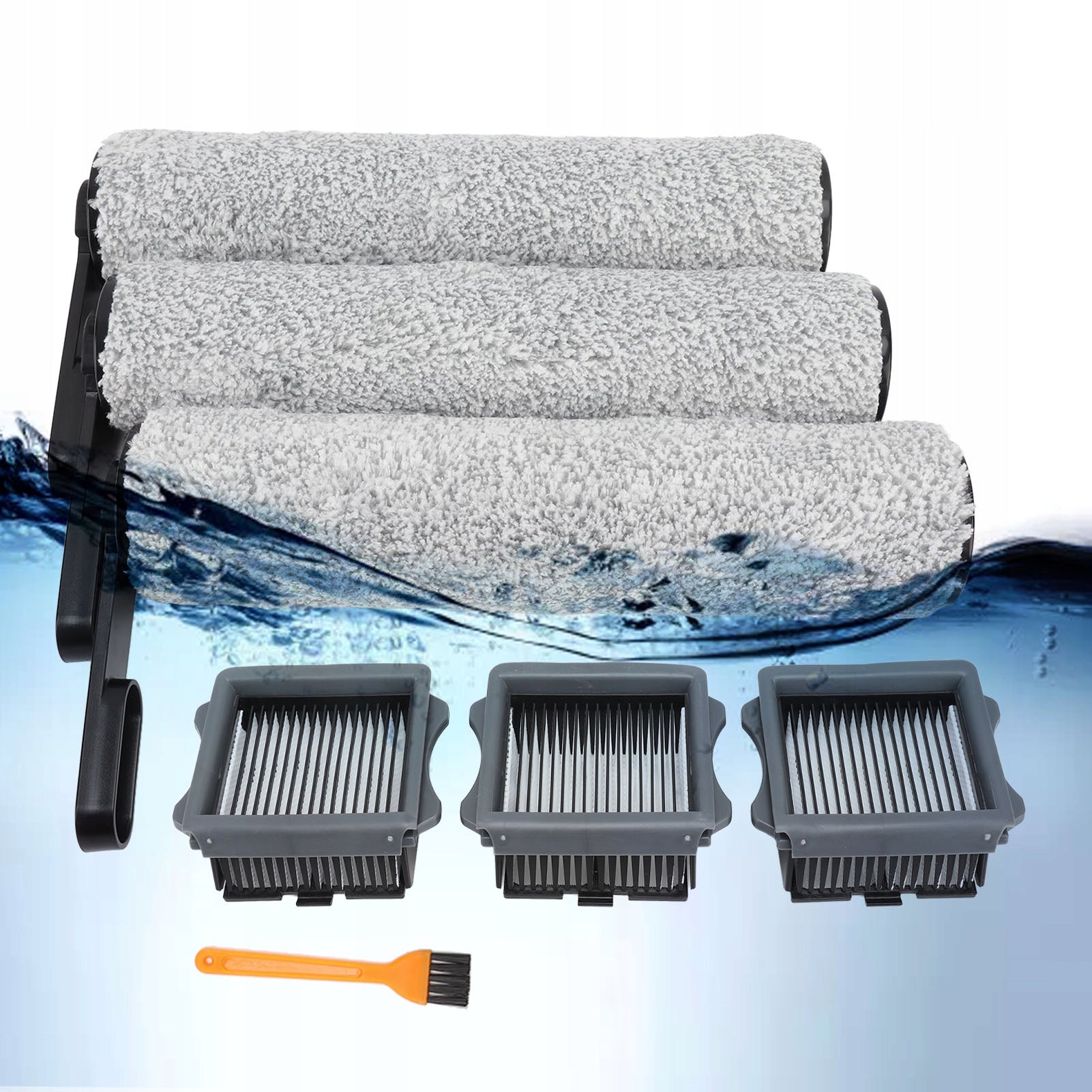 SET OF FILTERS AND BRUSHES FOR TINECO S5 ROLLER BRUSH VACUUM CLEANER Model 31421324131