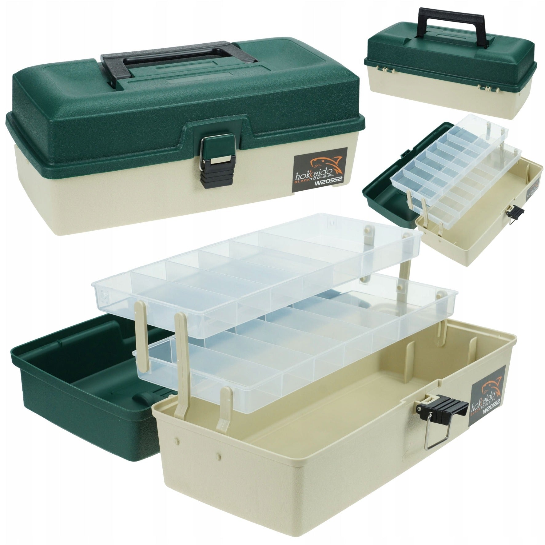 SET OF FISHING ACCESSORIES FLOAT GROUND SPINNING BOX ALL HOKKAIDO Model ZESTAW33