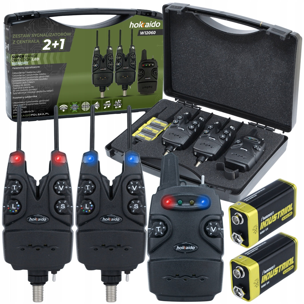 SET OF FISHING BEACONS HOKKAIDO WITH CONTROL PANEL 2+1 BUS BAR +BAT RGB