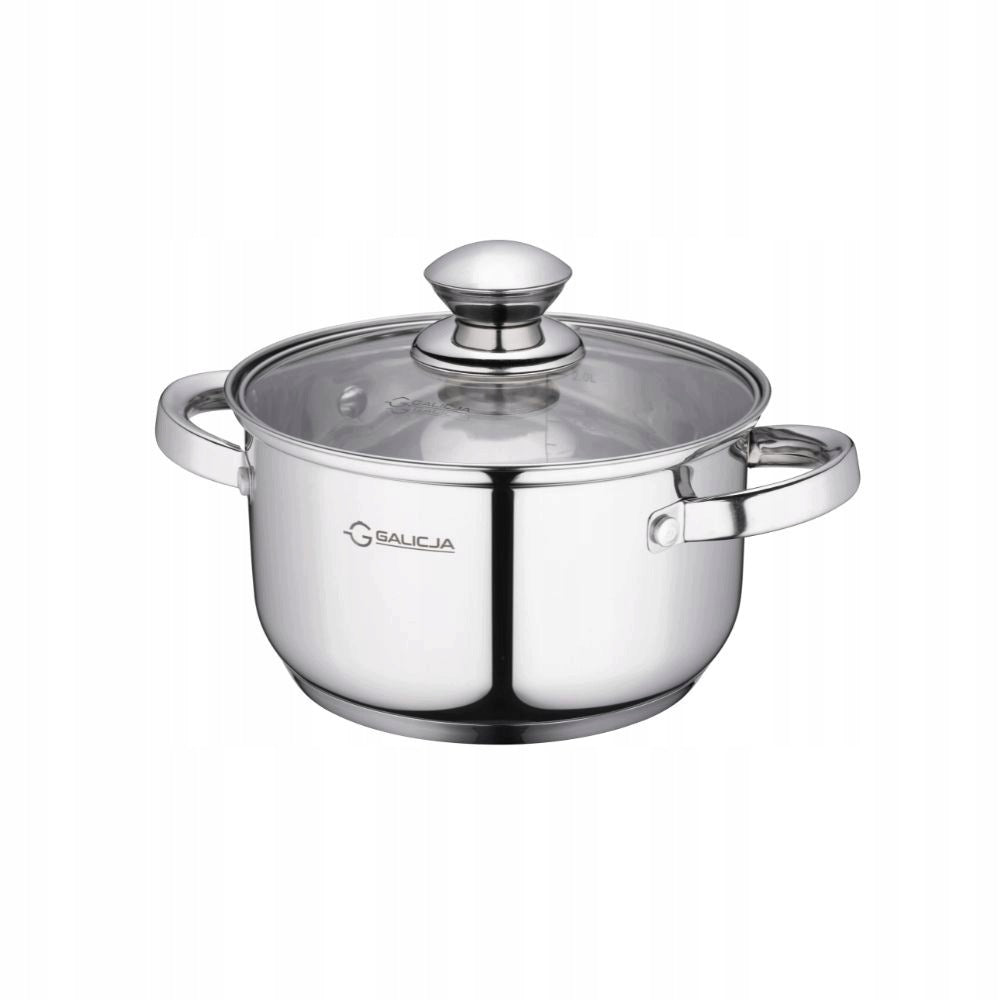 SET OF FORTIS POTS FOR INDUCTION/GAS STAINLESS STEEL SET OF 10 EL. Packaging status original