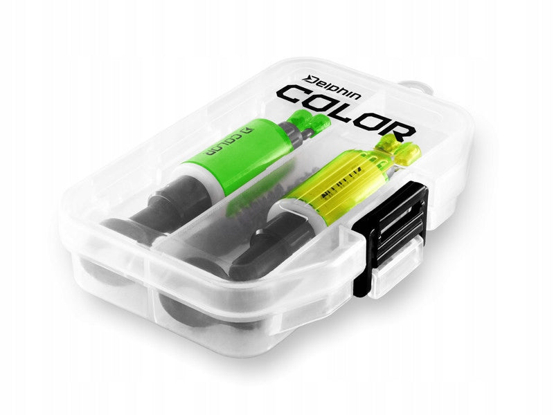 SET OF HANGERS DELPHIN COLOR - 2 pcs. GREEN + YELLOW
