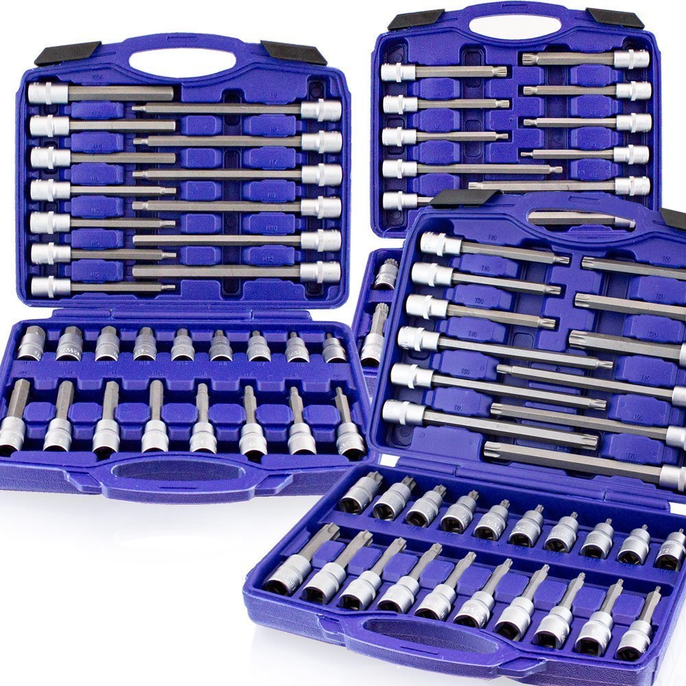 SET OF INTERNAL SOCKET WRENCHES, TORX CAP 88 ELEMENTS
