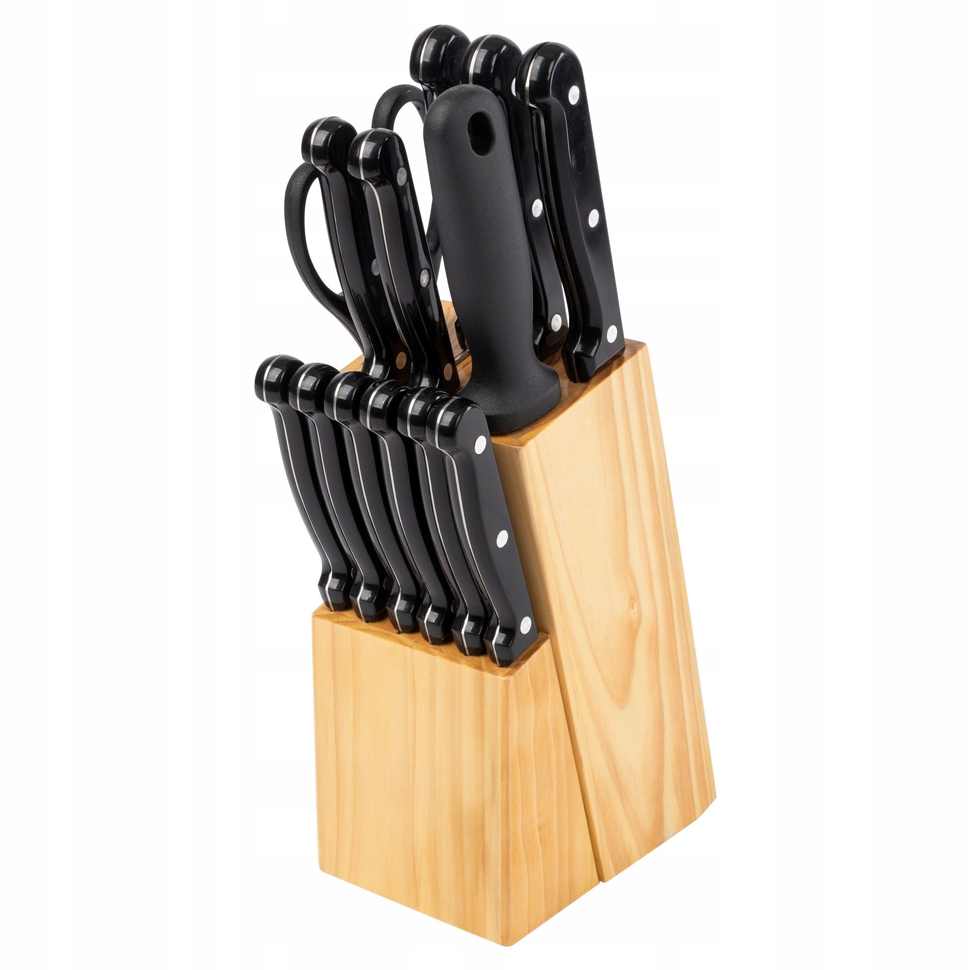 SET OF KITCHEN KNIVES SET SHARP KNIVES BLOCK 14 Packaging status original