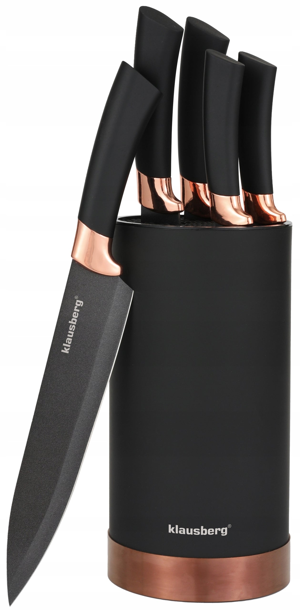 SET OF KITCHEN KNIVES STAND KNIFE block 6 el. KLAUSBERG Manufacturer code KB-7614