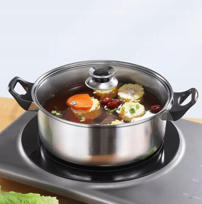 SET OF KITCHEN POTS SET + LID PAN 12 STEEL ELEMENTS Brand no brand