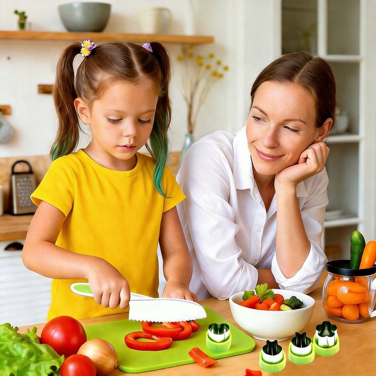 SET OF KNIVES FOR CHILDREN TO LEARN HOW TO CUT SAFE PLASTIC SET 13SZ Brand no brand