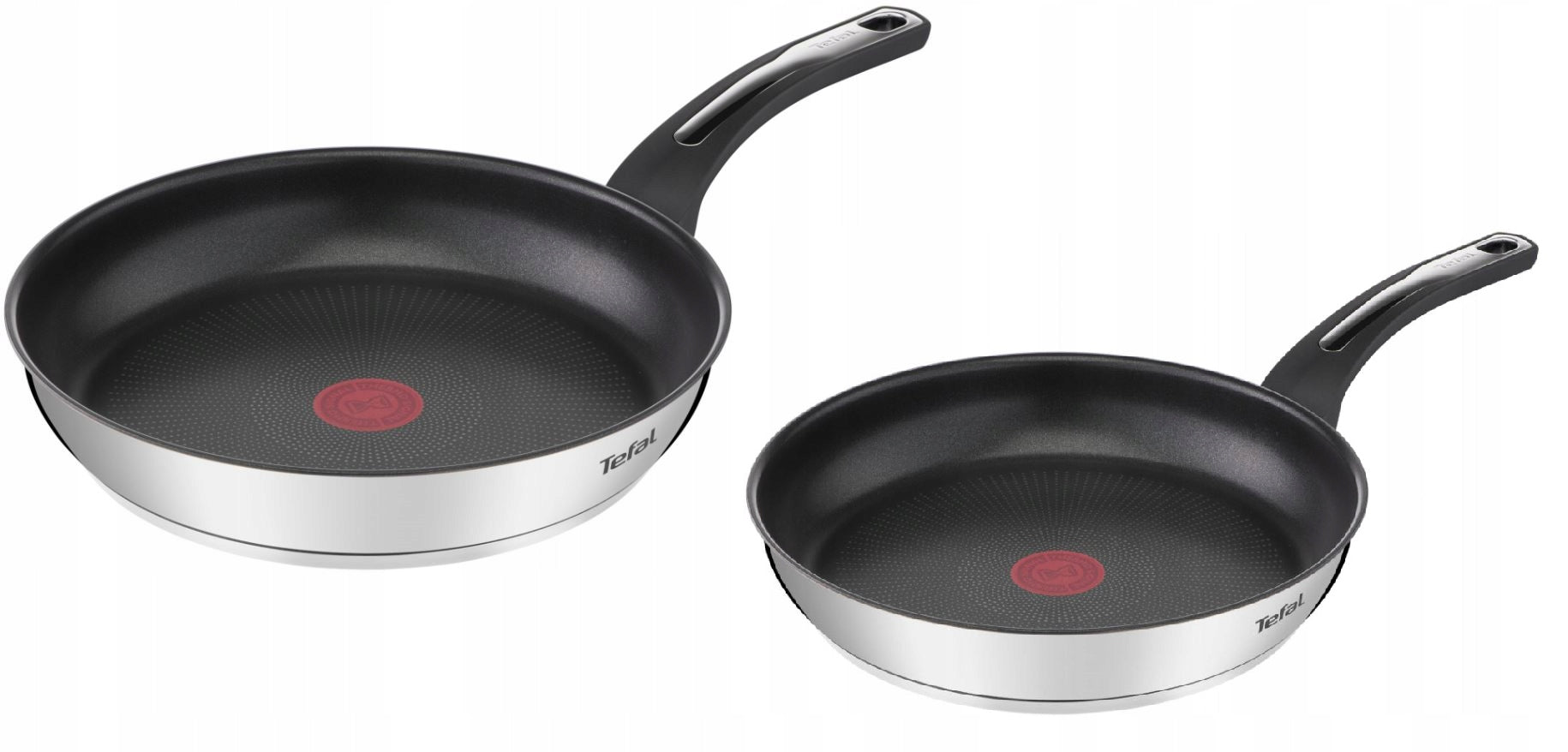 SET OF NON-STICK PANS TEFAL 24/18 CM Emotion INDUCTION