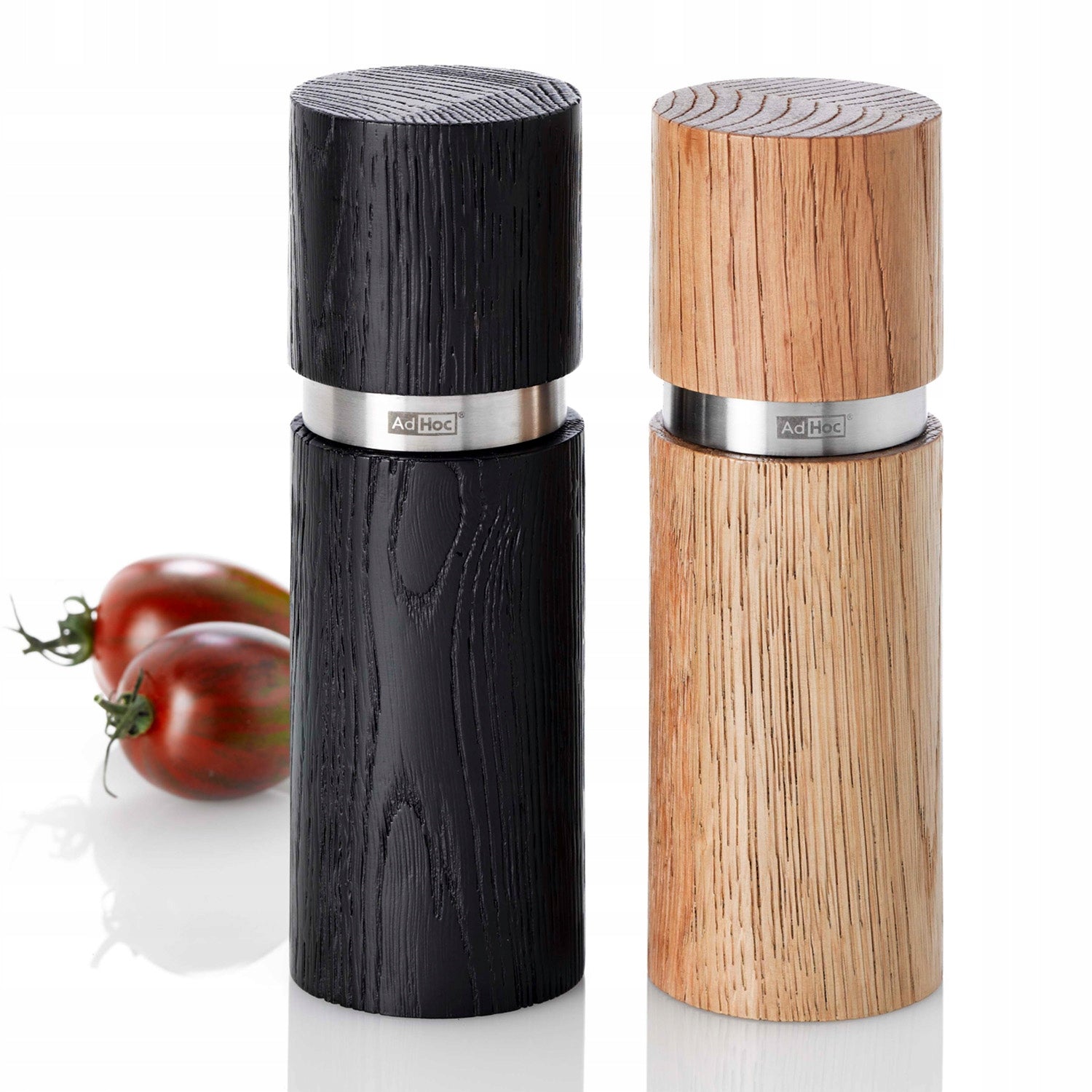 SET OF PEPPER AND SALT GRINDERS 15 cm AdHoc hand grinder 2 pcs ash Manufacturer code MP46