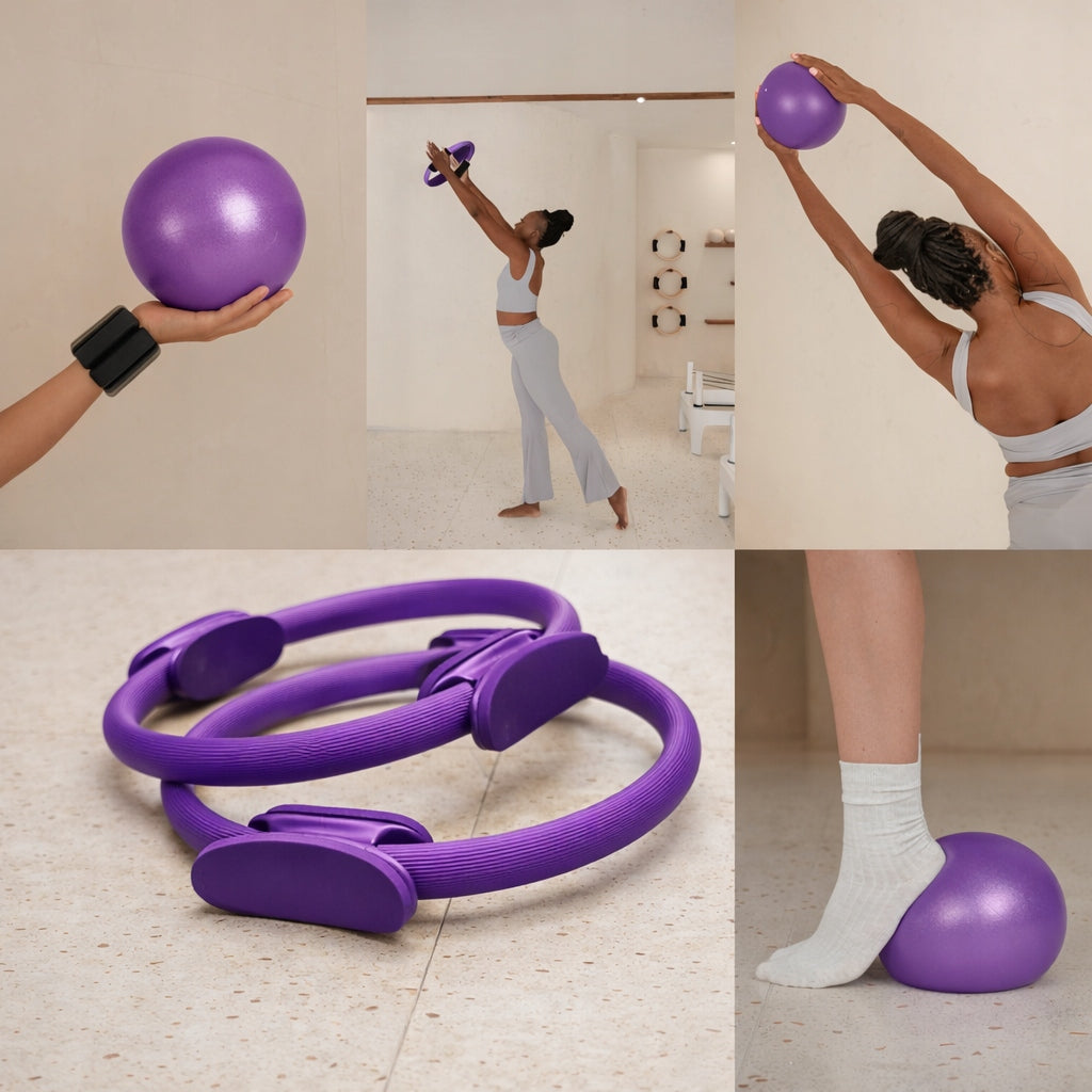 SET OF PILATES FOR YOGA FITNESS 13IN1 WHEEL RUBBER BALL BAG + FREEBIE Manufacturer code YD000024AXXPK