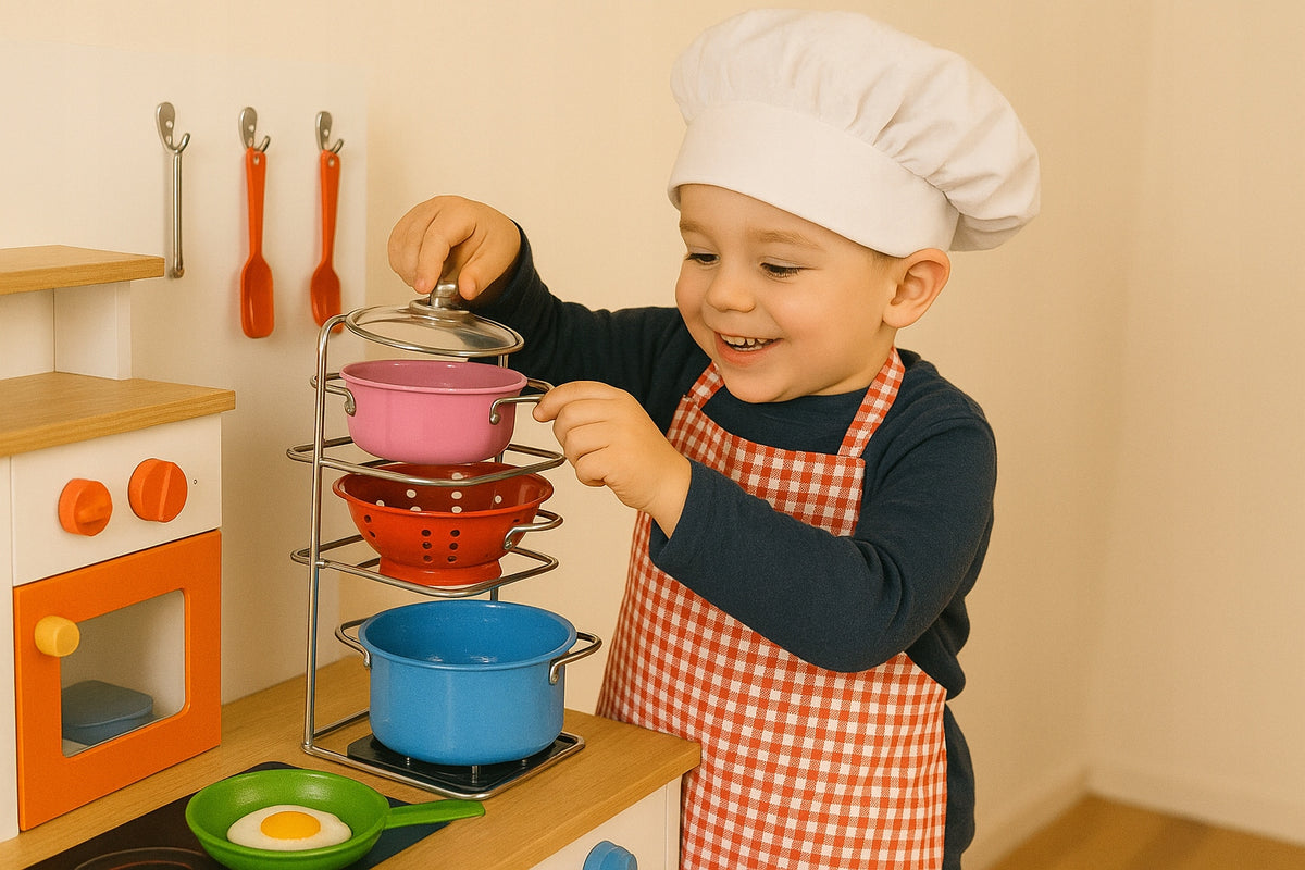 SET OF POTS FOR CHILDREN Metal Akcesoria Kitchen Large XXL 24 cm Manufacturer code 988-C14-PCS