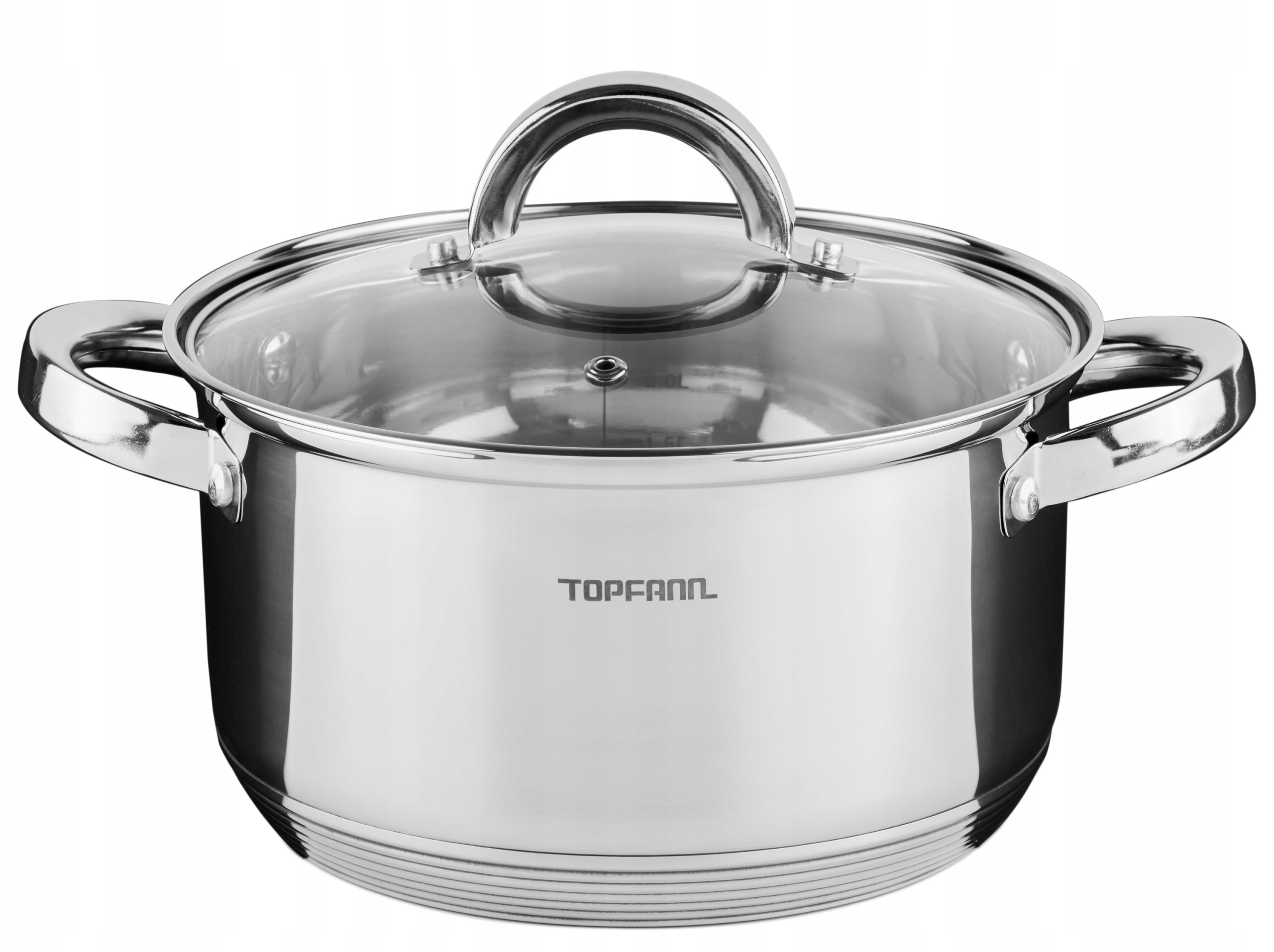 SET OF POTS INDUCTION 8 EL SET FOR GAS POTS LARGE STEEL TOPFANN Line Tara