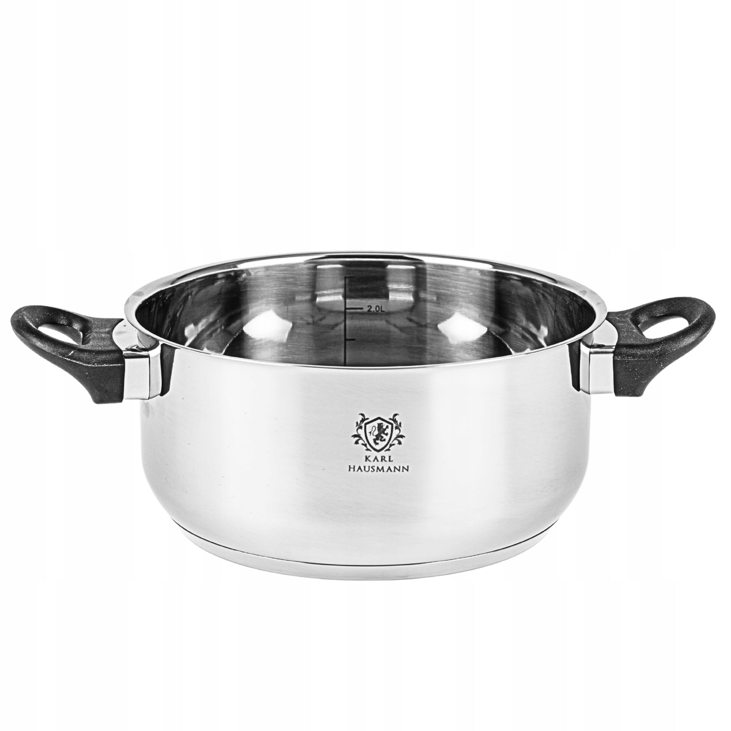 SET OF POTS INDUCTION GAS SET OF POTS SAUCEPAN 6EL. STAINLESS STEEL 18/0 Color silver