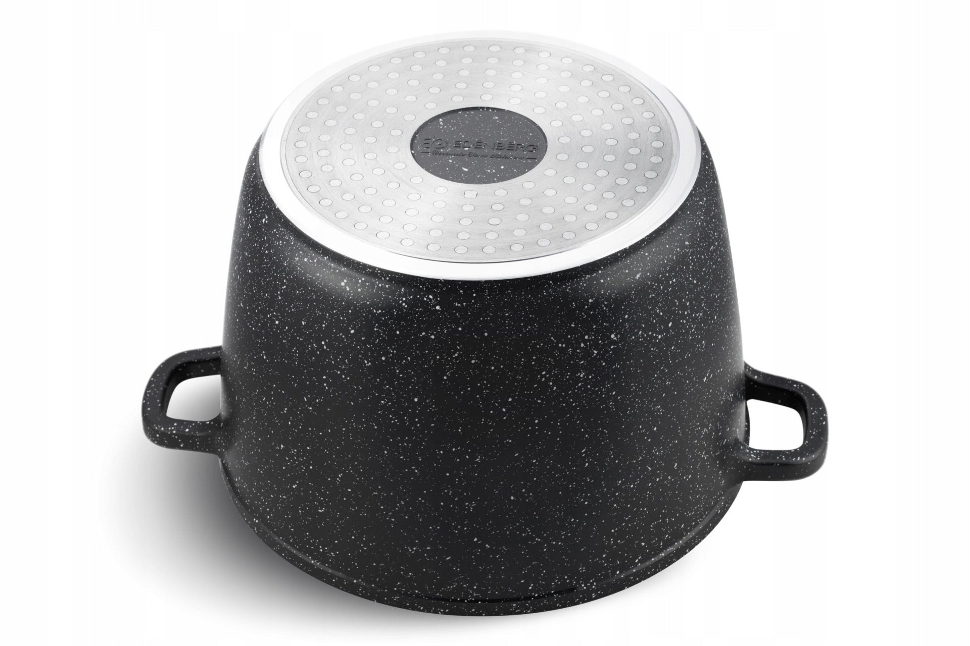 SET OF POTS with lid MARBLE GAS INDUCTION 6L / 10L BLACK Number of items in the set 4