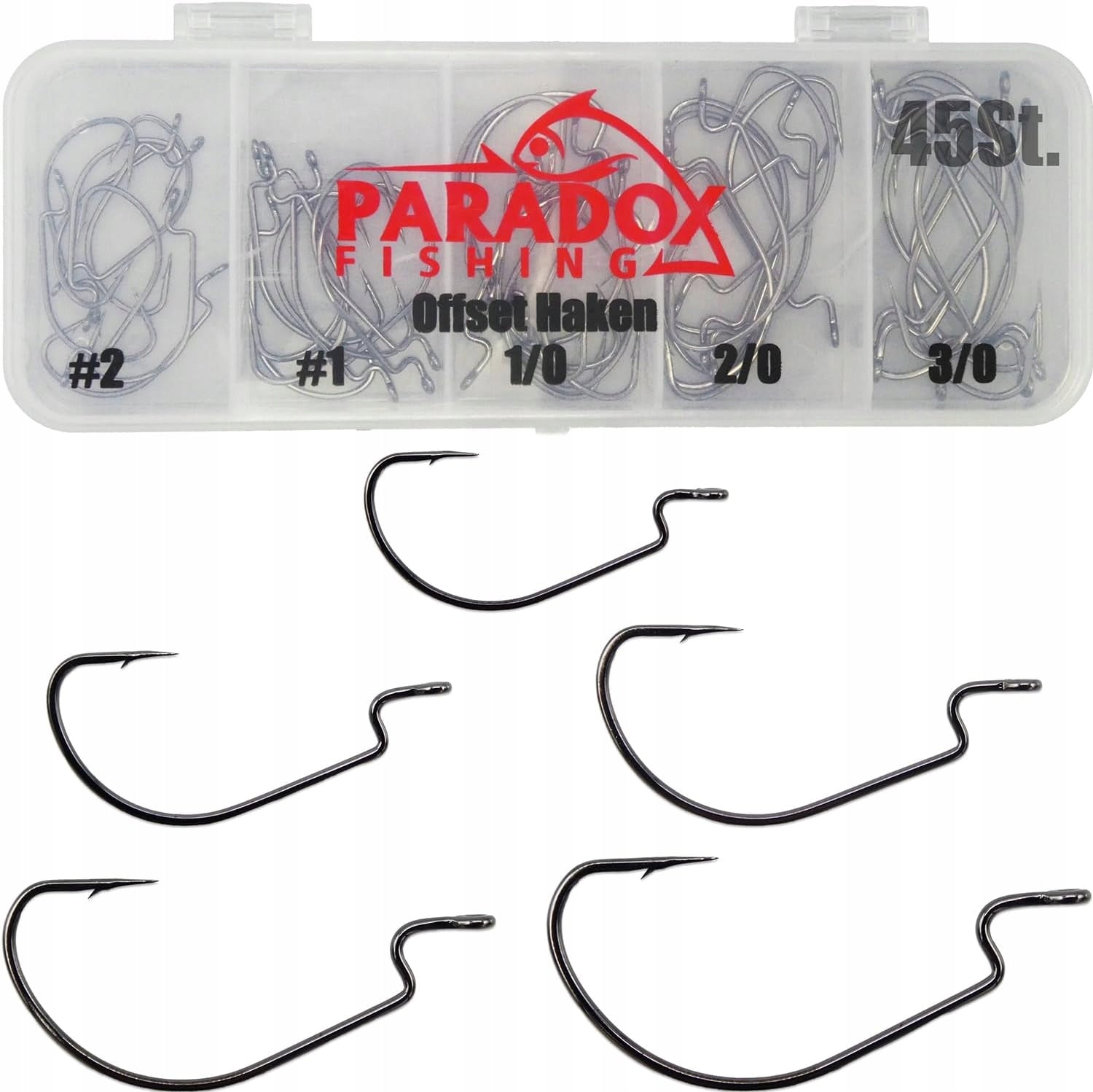 SET OF PREMIUM OFFSET HOOKS 45 pieces