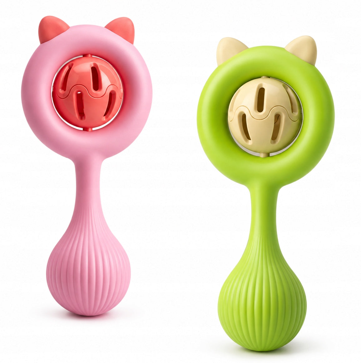 SET OF RATTLES COLORFUL RATTLES ANIMALS 4PCS Manufacturer code 8212