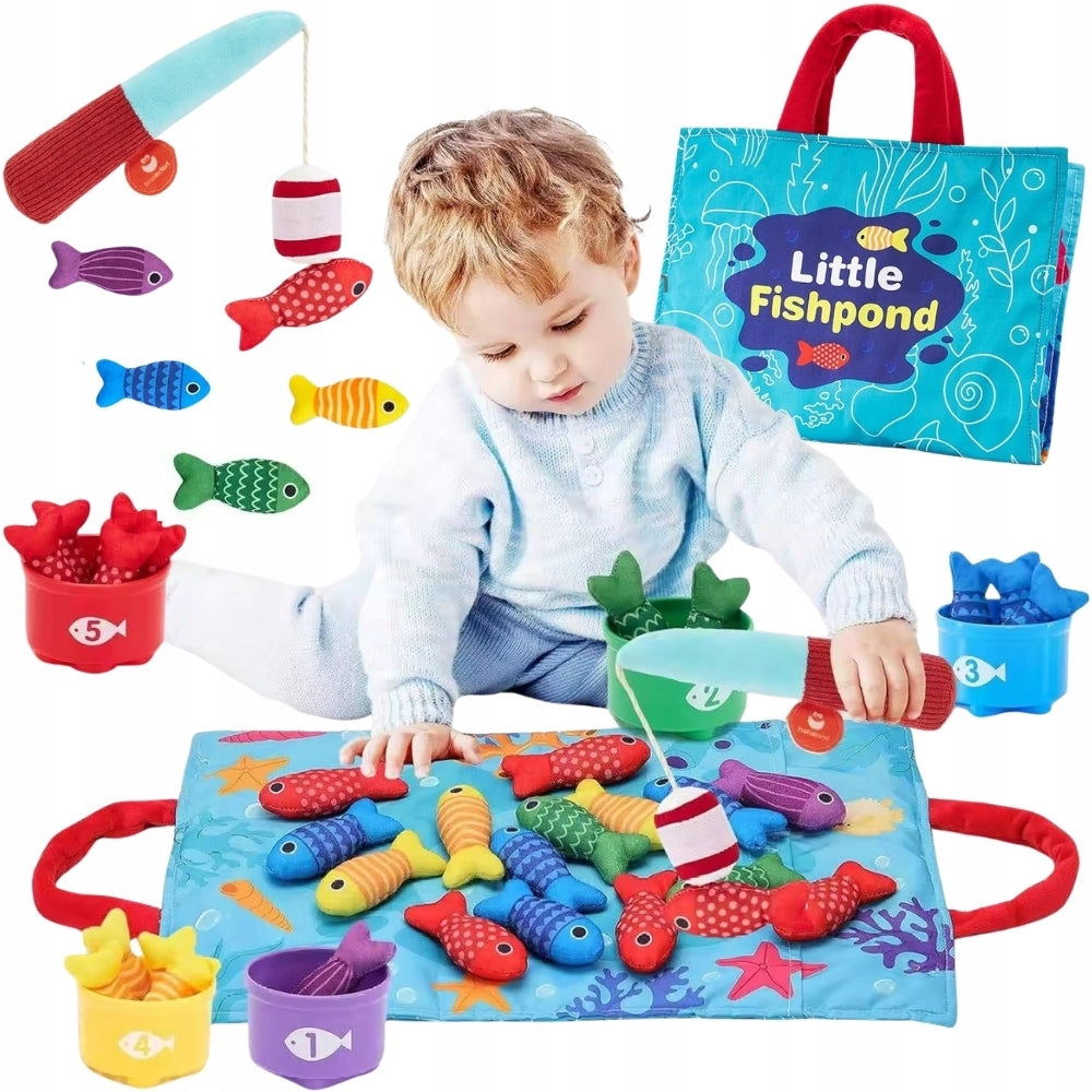 SET OF SMALL ANGLER ARCADE GAME FISHING 22 EL WOOPIE