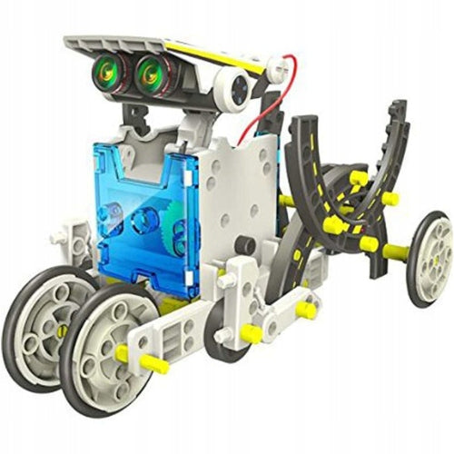 SET OF SMALL BUILDER EDUCATIONAL TOY CONSTRUCTION SOLAR ROBOT