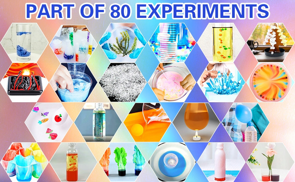 SET OF SMALL CHEMIST LABORATORY 80EXPERIMENTS SCIENCE FOR CHILDREN CHEST Packaging status original