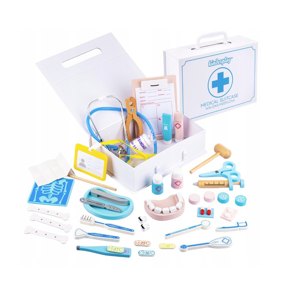 SET OF SMALL DOCTOR FOR CHILDREN DOCTOR NURSE SUITCASE KINDERPLAY