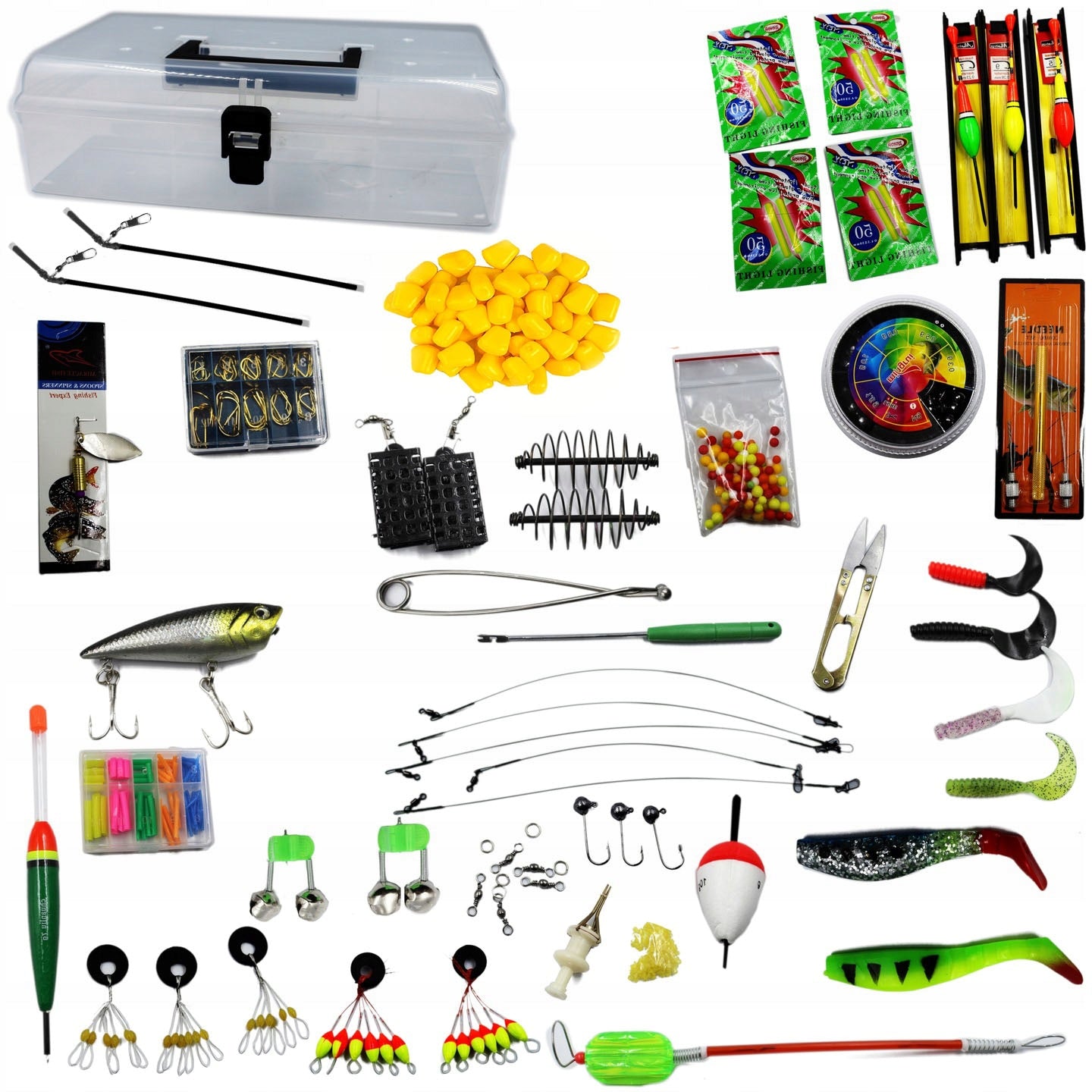 SET OF SMALL FISHING ACCESSORIES 450 BOX GIFT FOR ANGLER