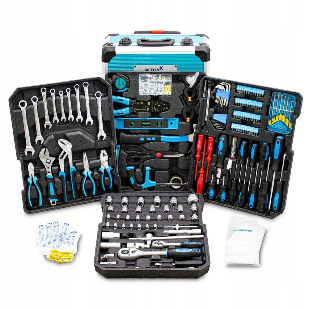 SET OF SOCKET RATTLE WRENCH TOOLS SET 1200EL IDEAL GIFT Packaging status original