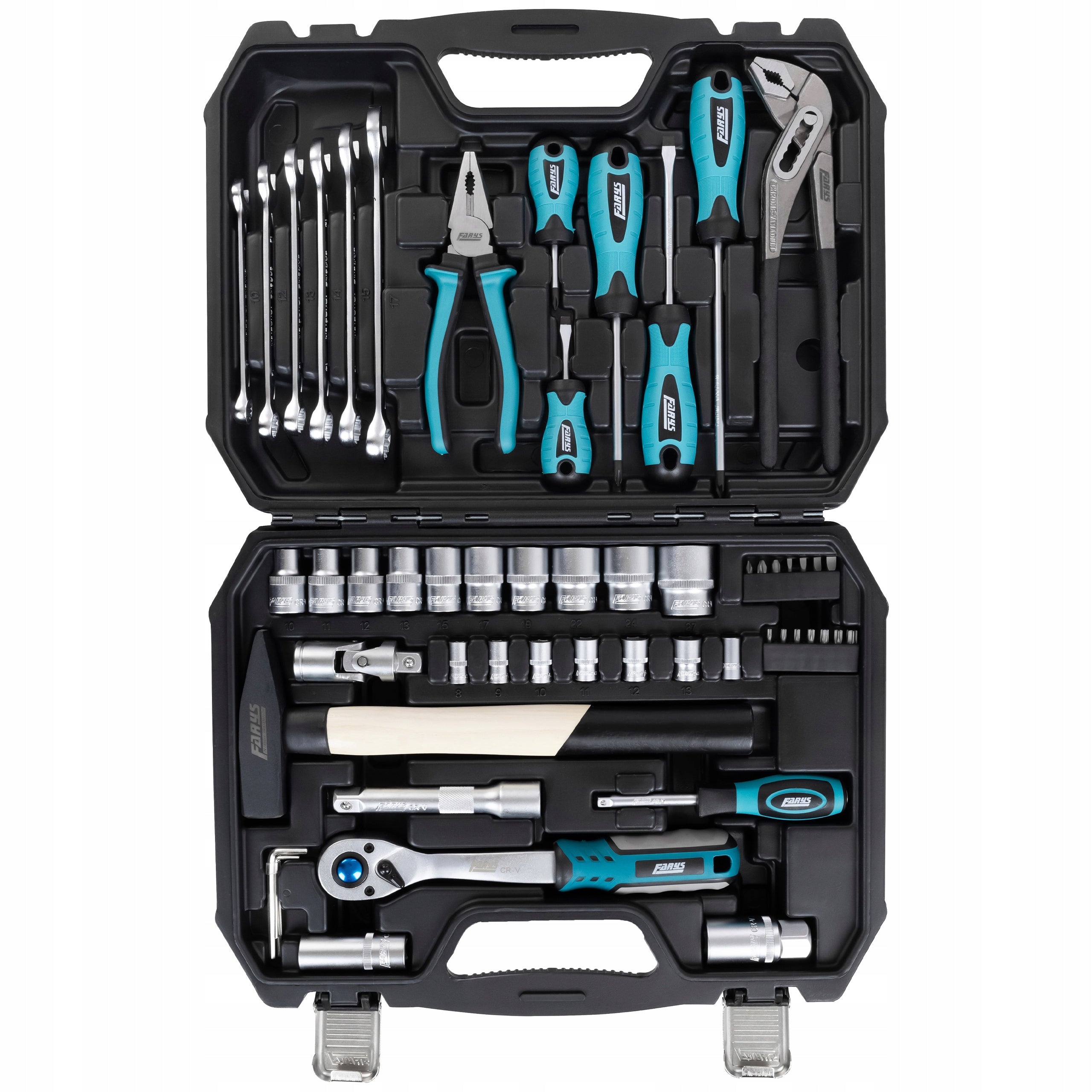 SET OF SOCKET WRENCH TOOLS 56el. IN CASE RATCHET CAPS FR2042 Manufacturer code FR2042