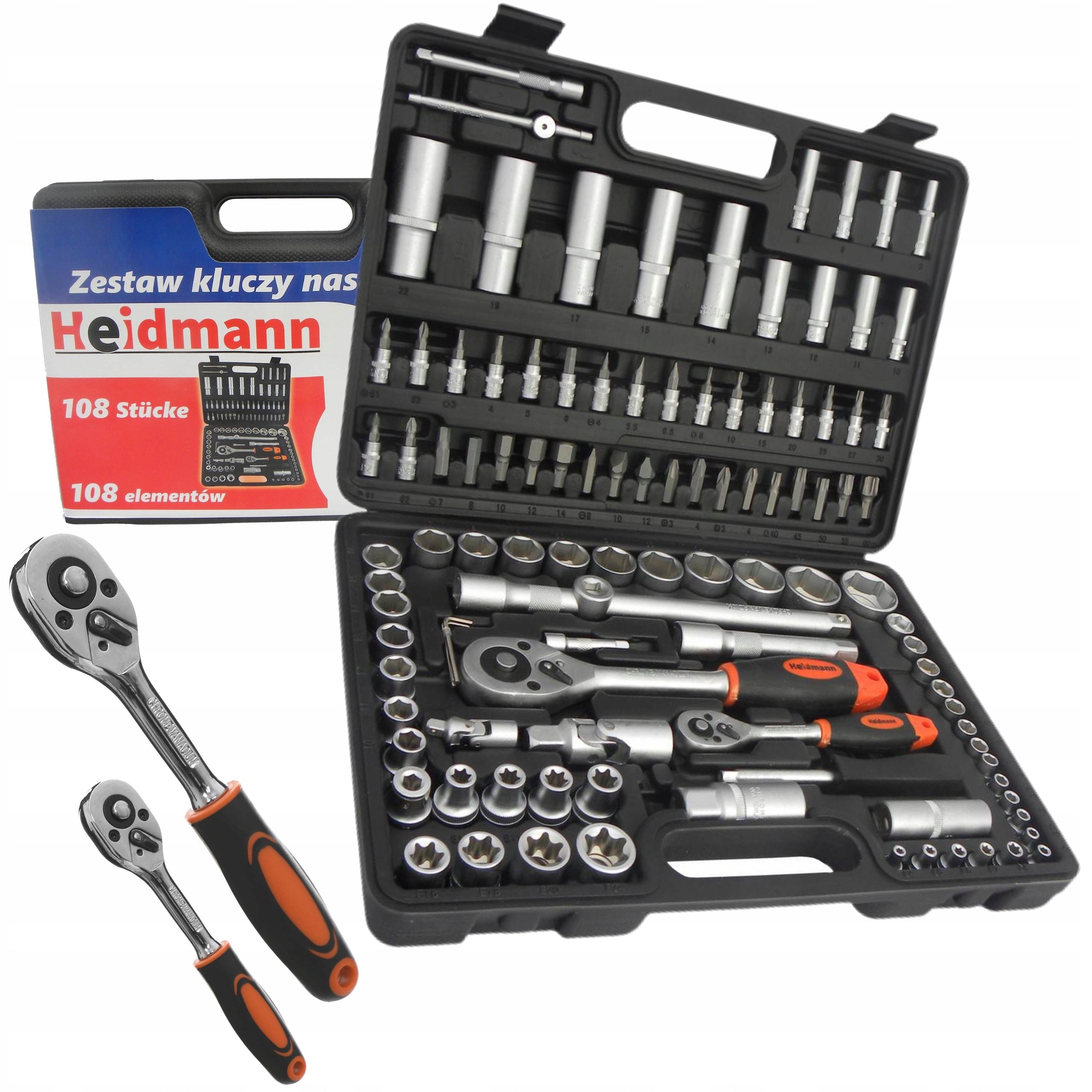 SET OF SOCKET WRENCHES TORX SOCKET WRENCHES 108 PIECES CAP SUITCASE 108 Manufacturer code G10151