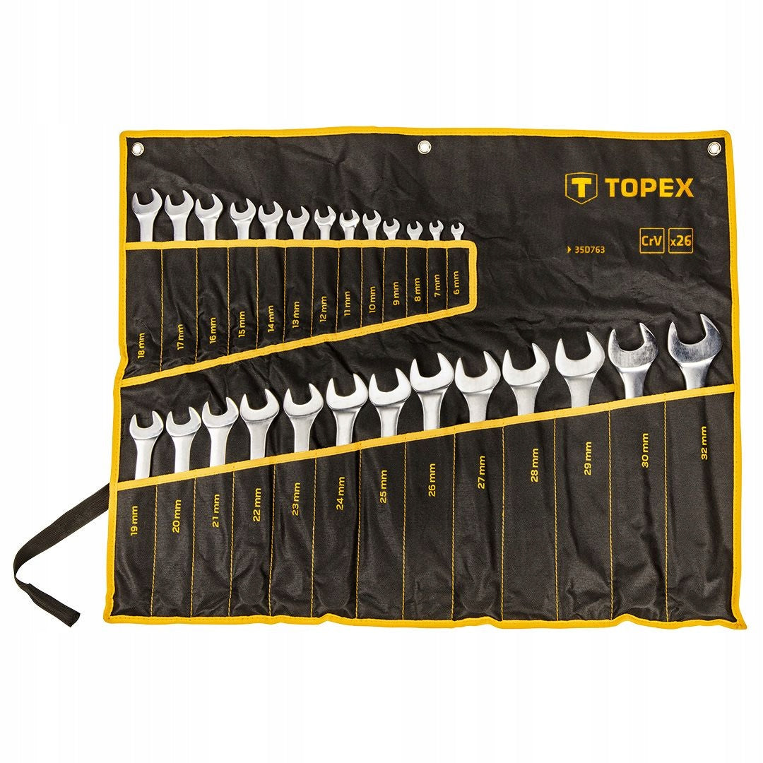 SET OF SPANNER WRENCHES 26-PCS 35D763TOPEX