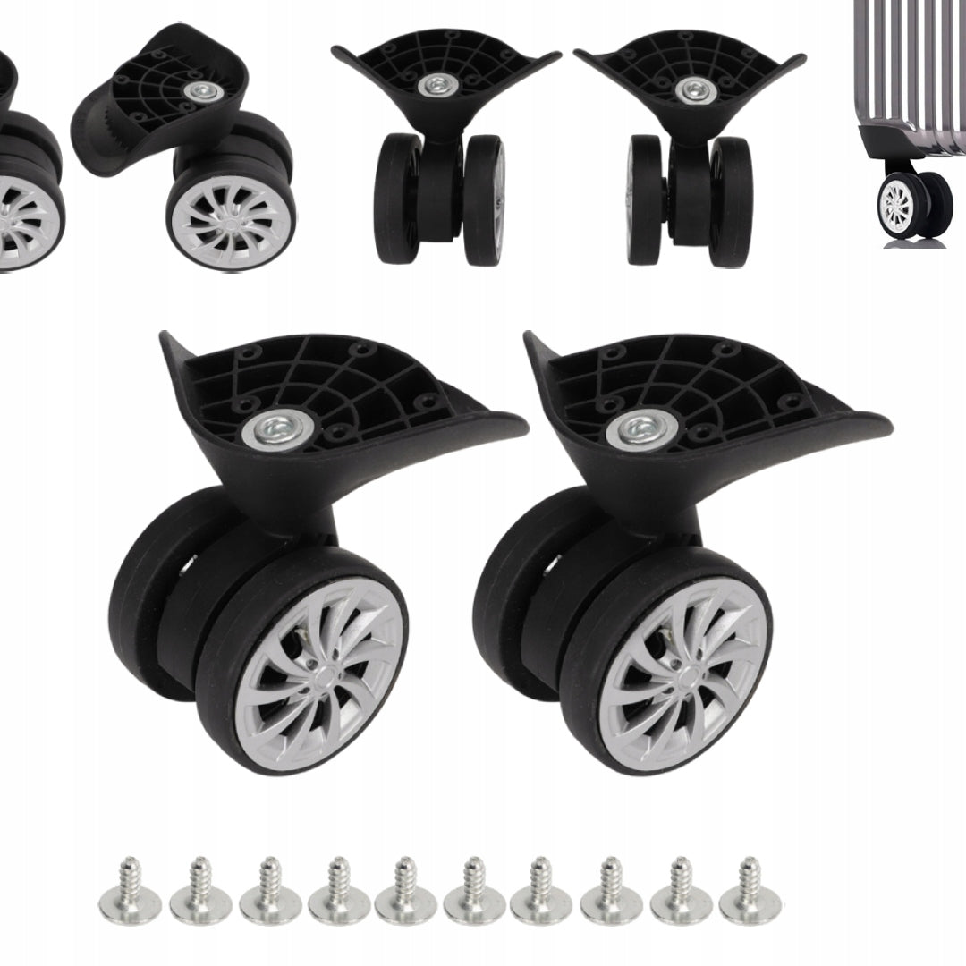 SET OF SPARE WHEELS FOR LUGGAGE SUITCASE SWIVEL REPLACEMENT WHEELS 2PCS Packaging status original