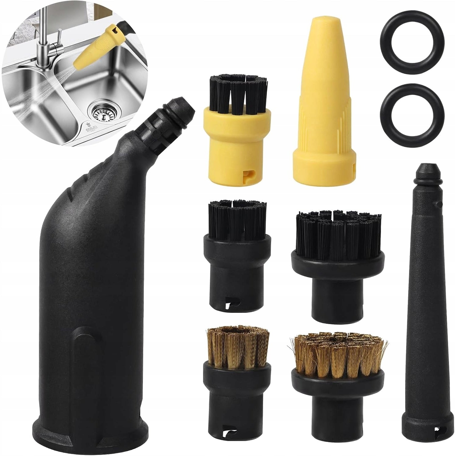 SET OF STEAM ACCESSORIES FOR Steam Vacuum Cleaner SC1 SC2 SC3 SC4 SC5 10pcs